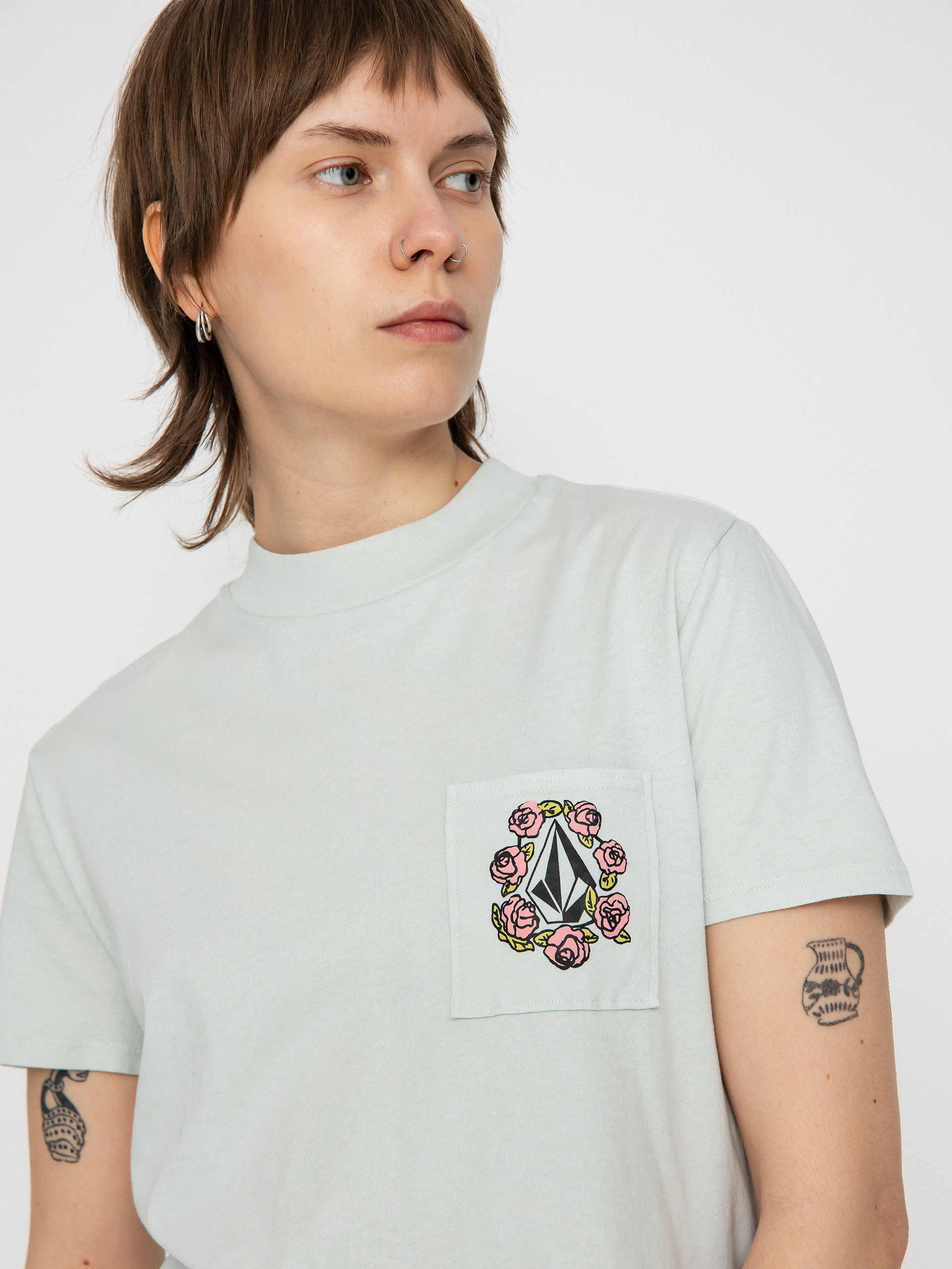 Volcom Pocket Dial Wmn Póló (chlorine)