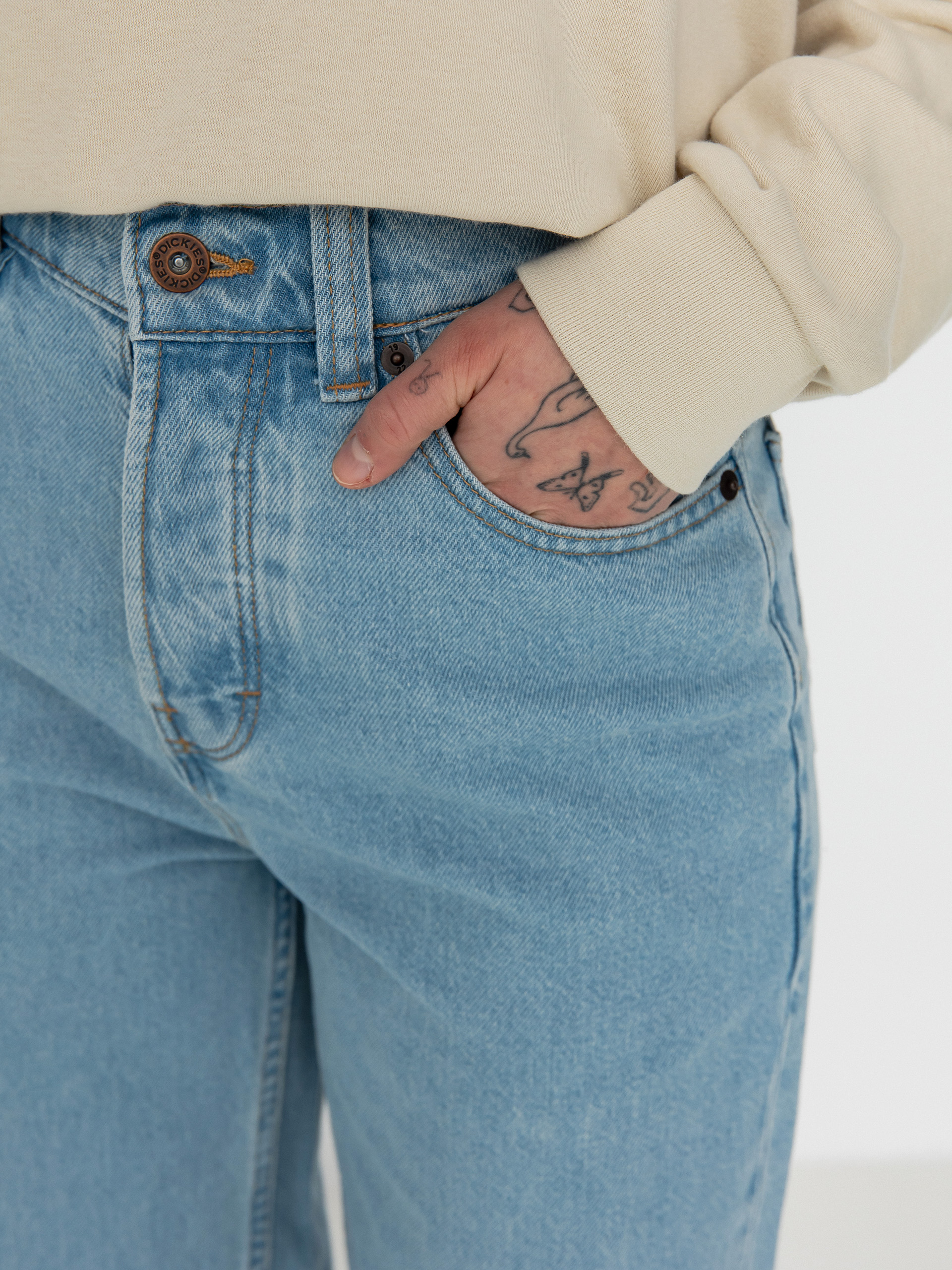 Dickies Thomasville Wmn Kisnadrág (vintage aged blue)