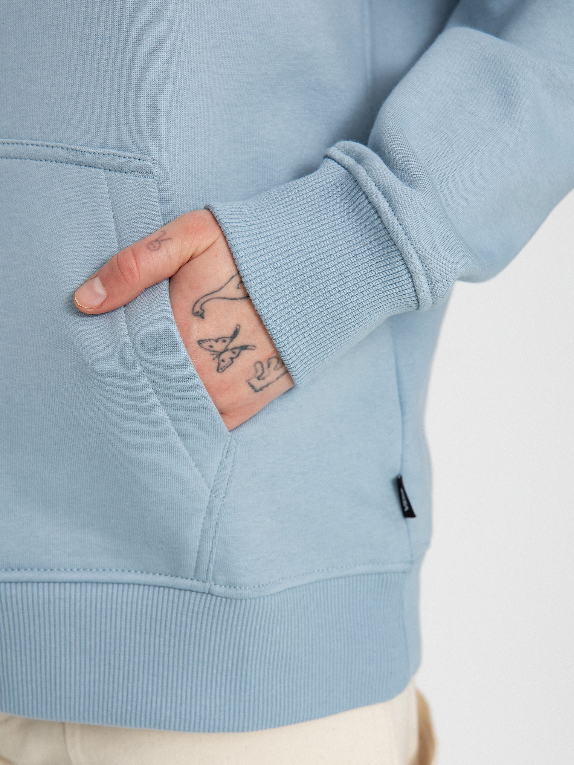 Vans Flying V Bff HD Emea Wmn Kapucnis pulóver (flying v dusty blue)