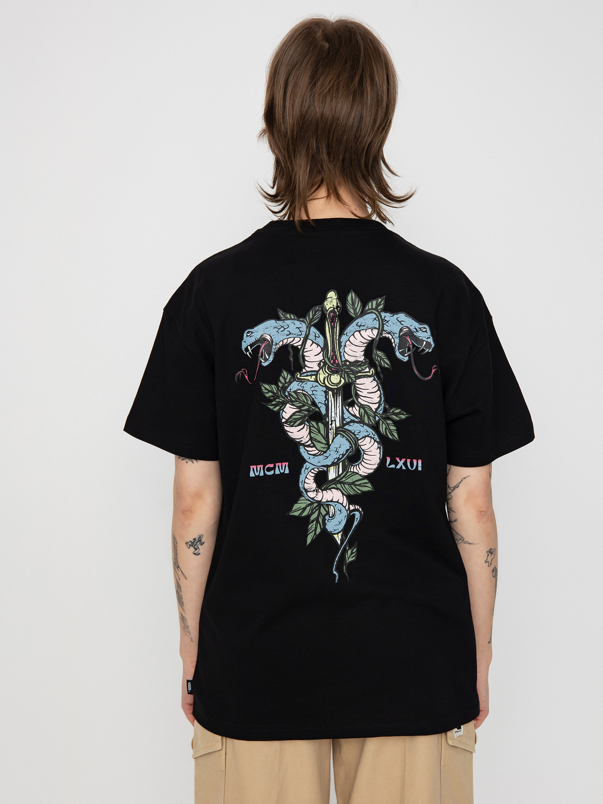 Vans Outdoor Abduction Oversized Wmn Póló (black)