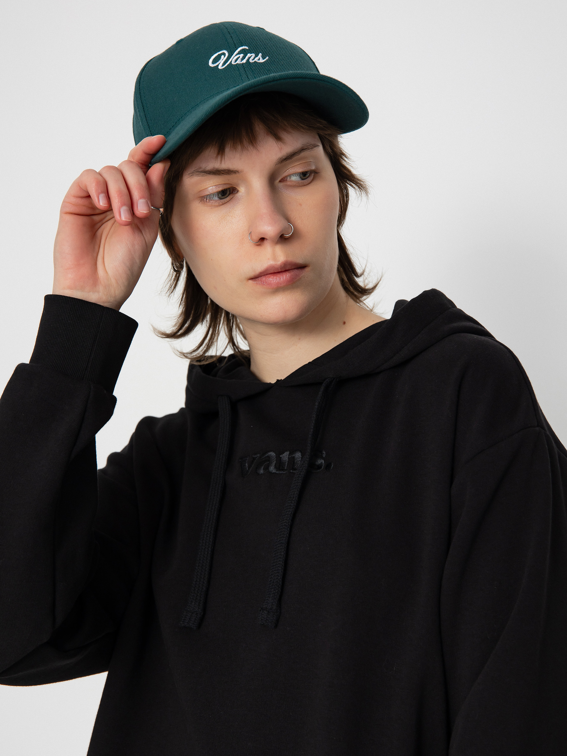 Vans W Essential Ft Rlx HD Wmn Kapucnis pulóver (black)