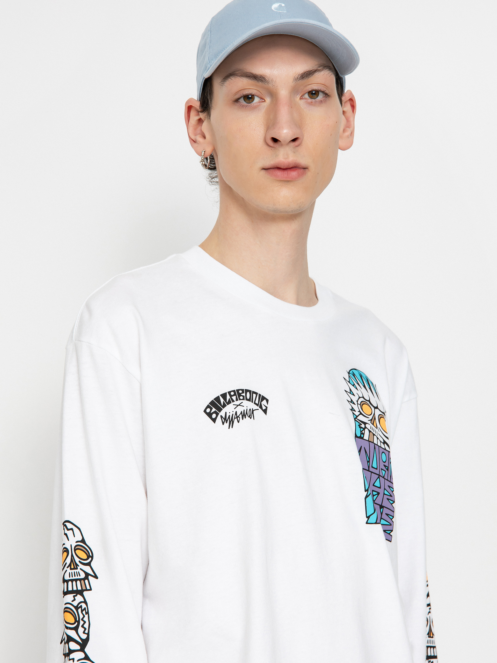 Billabong Skulls Og Hosszú ujjú felső (white)