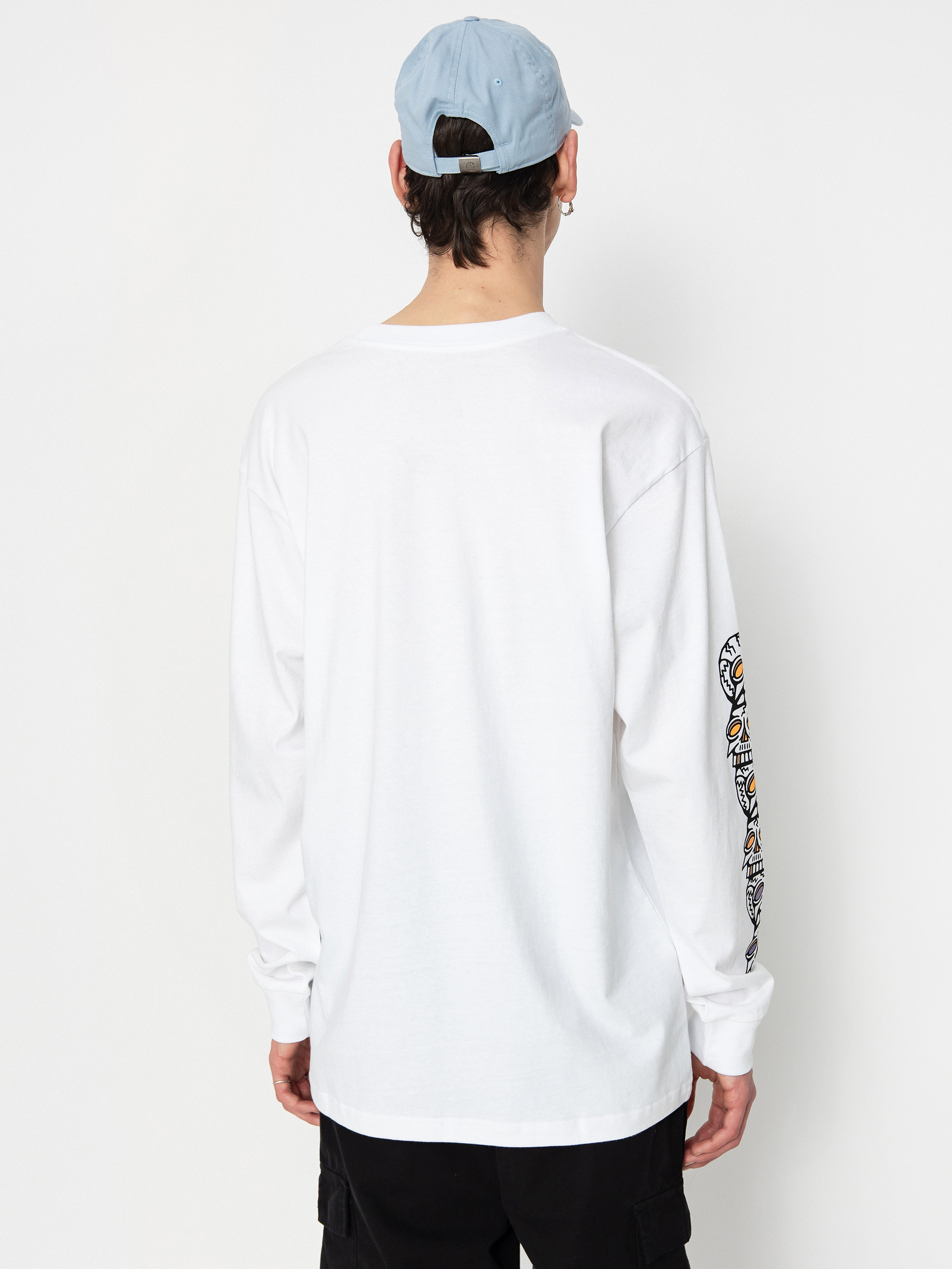 Billabong Skulls Og Hosszú ujjú felső (white)