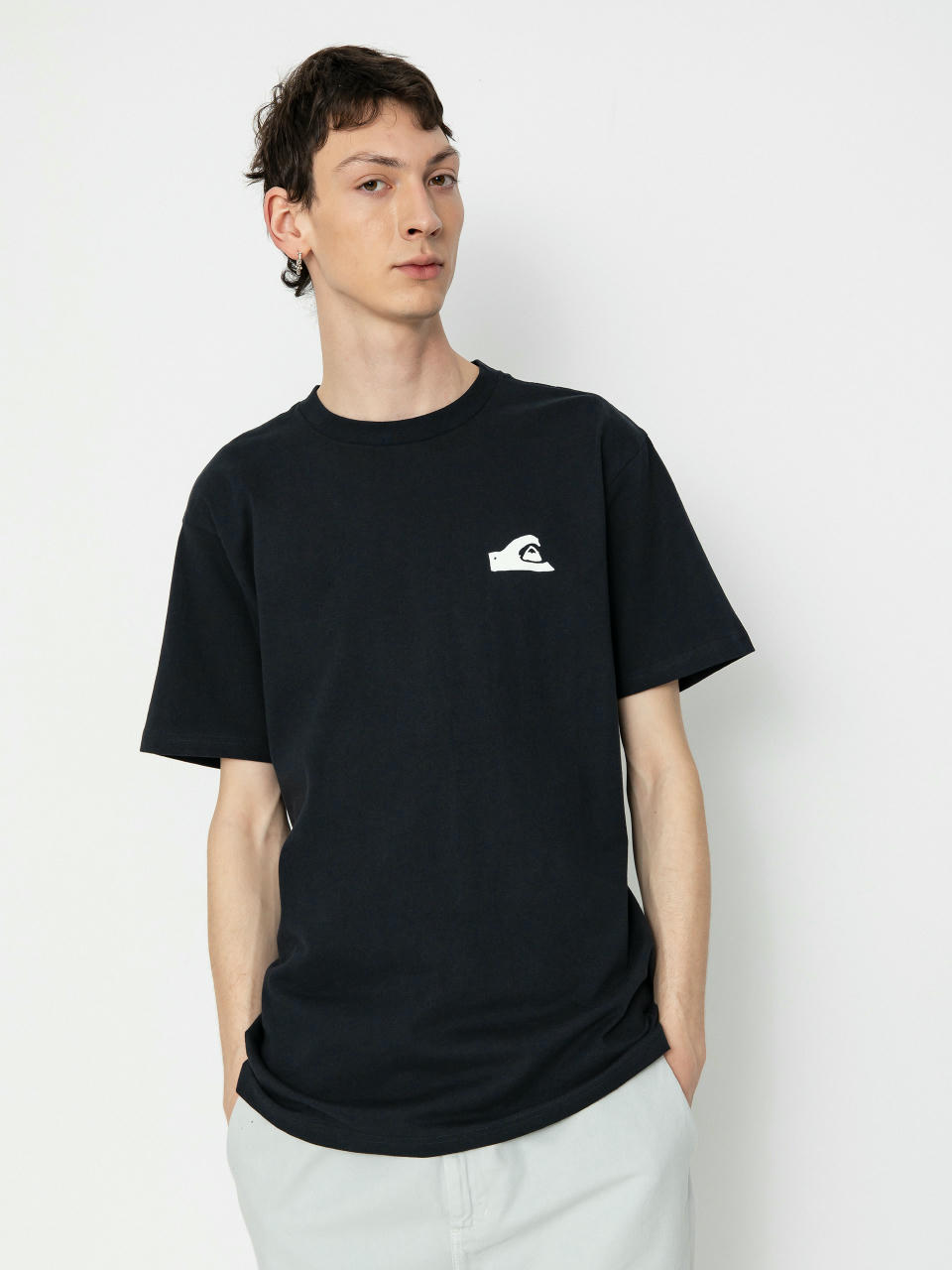 Quiksilver Qs Mikey Logo Dna Póló (black)