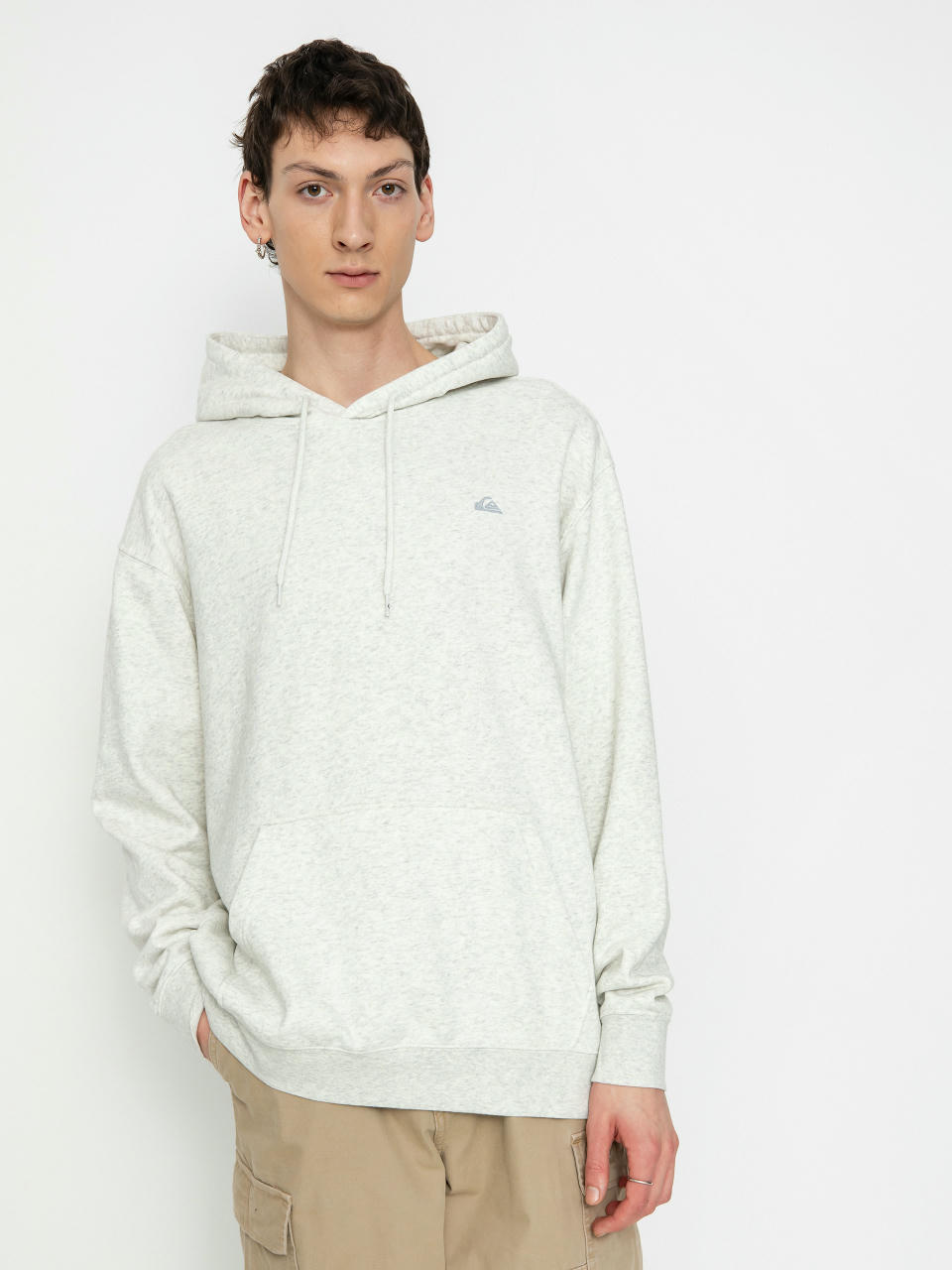 Quiksilver Salt Water HD Kapucnis pulóver (white marble heather)