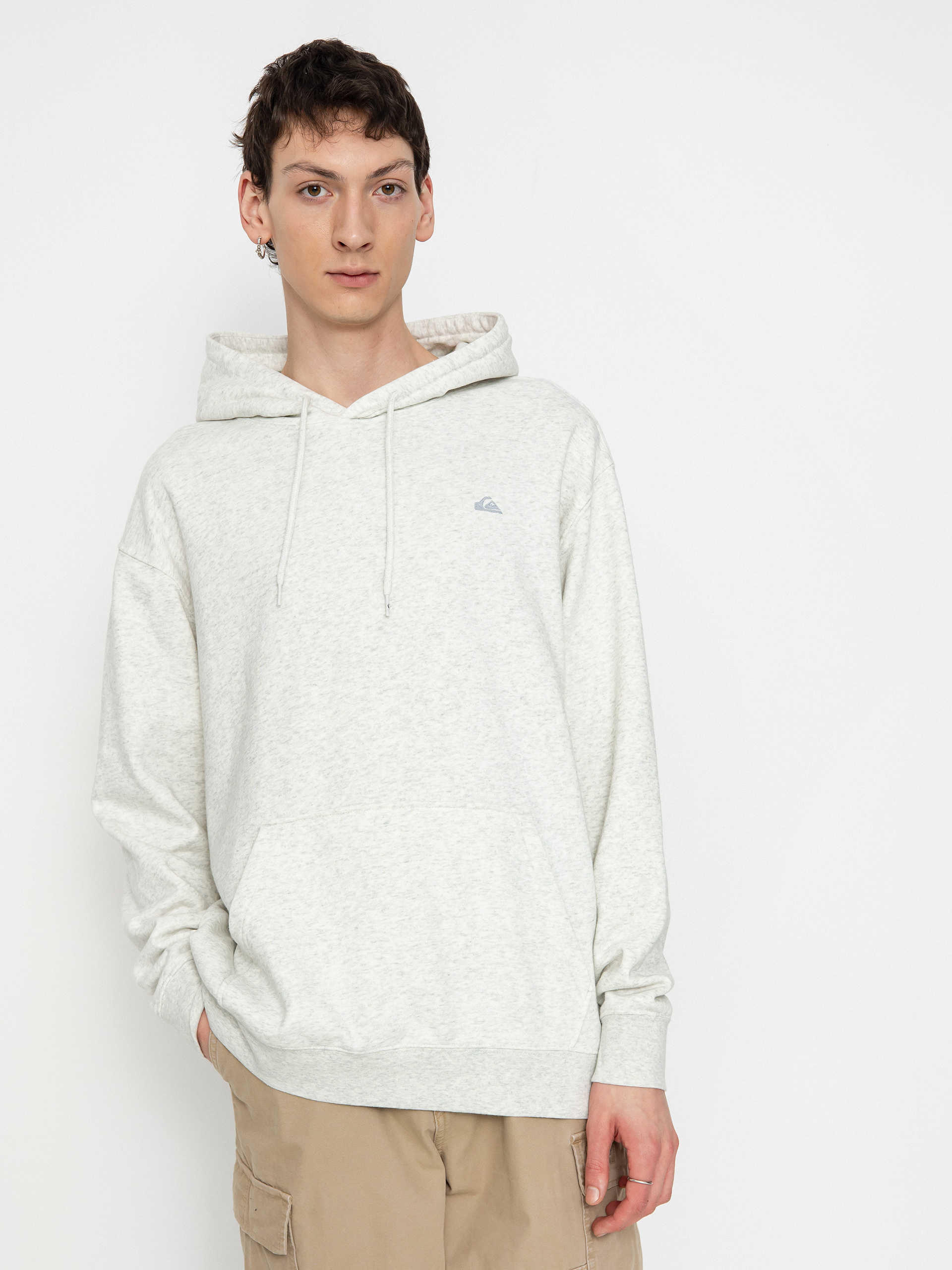 Quiksilver Salt Water HD Kapucnis pulóver (white marble heather)