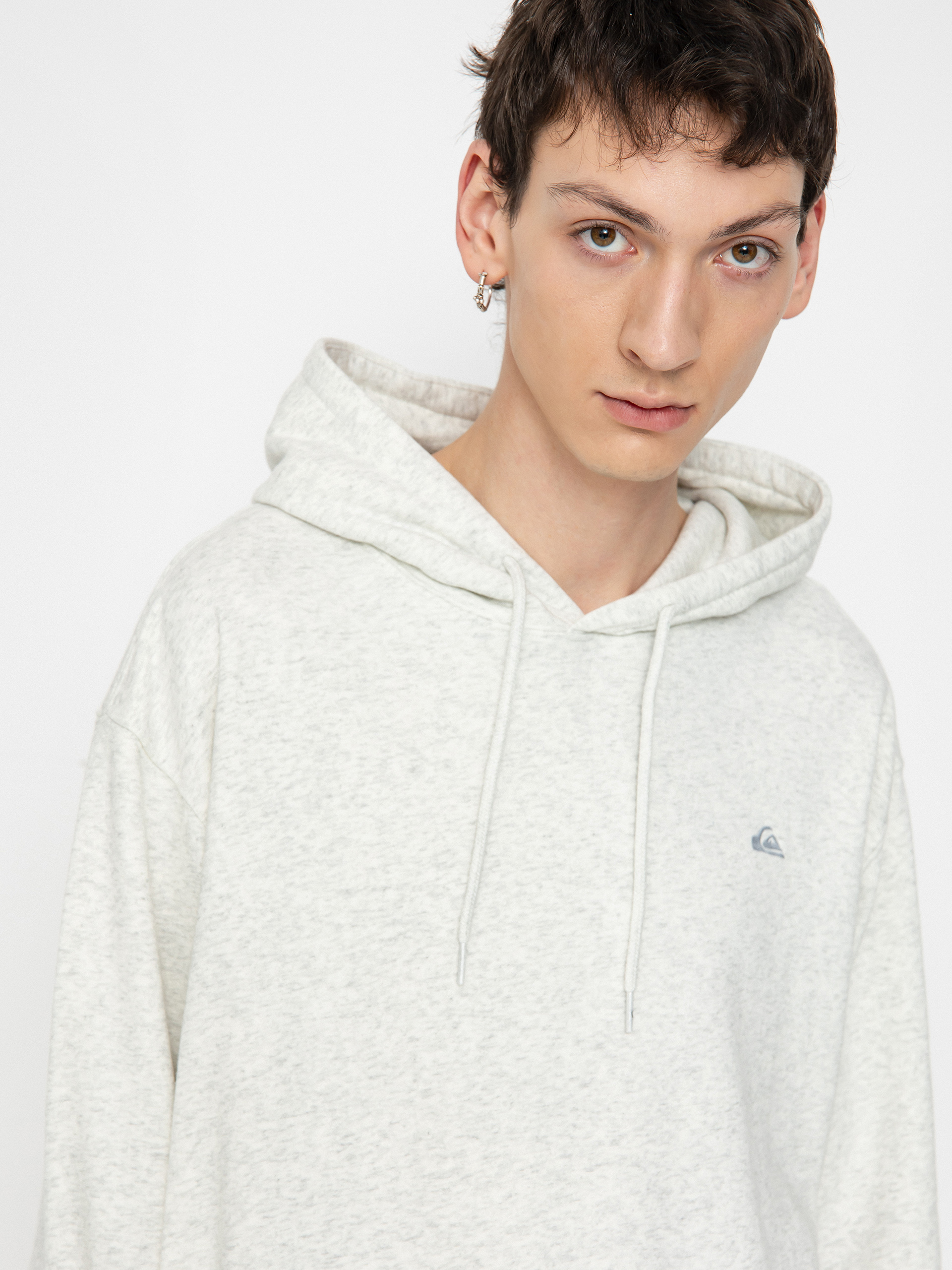 Quiksilver Salt Water HD Kapucnis pulóver (white marble heather)
