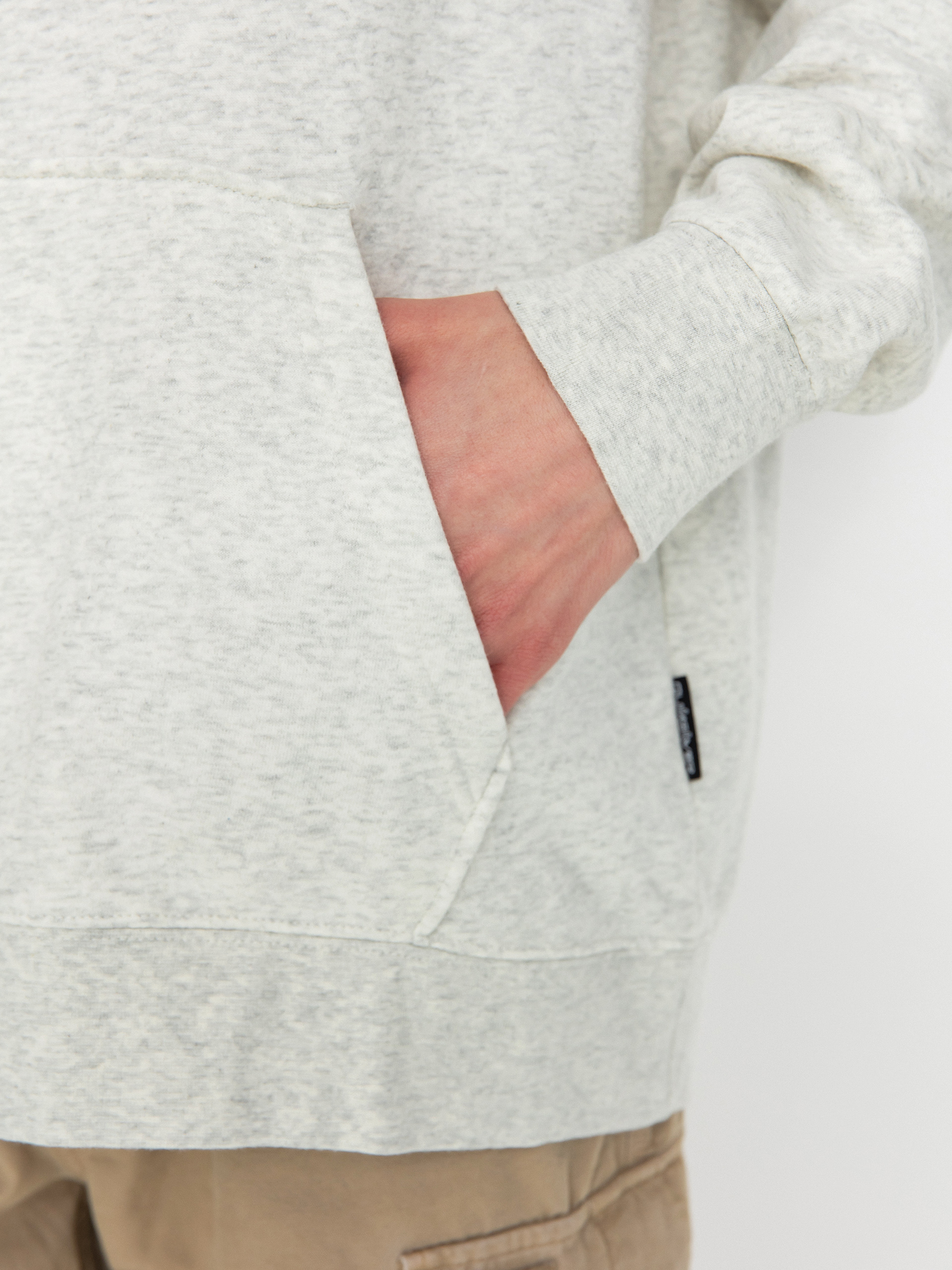 Quiksilver Salt Water HD Kapucnis pulóver (white marble heather)