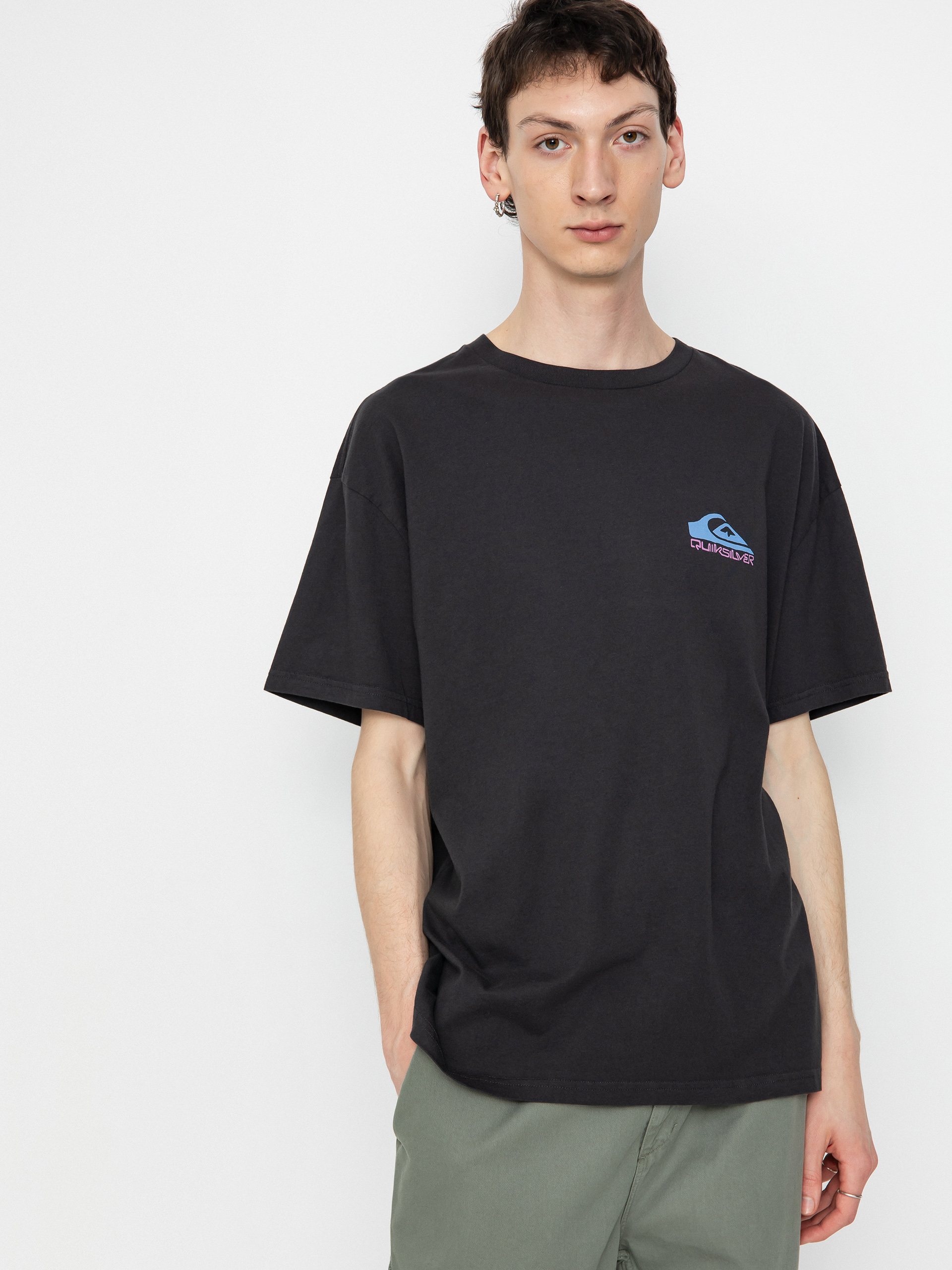 Quiksilver Take Us Back Logo Póló (tarmac)