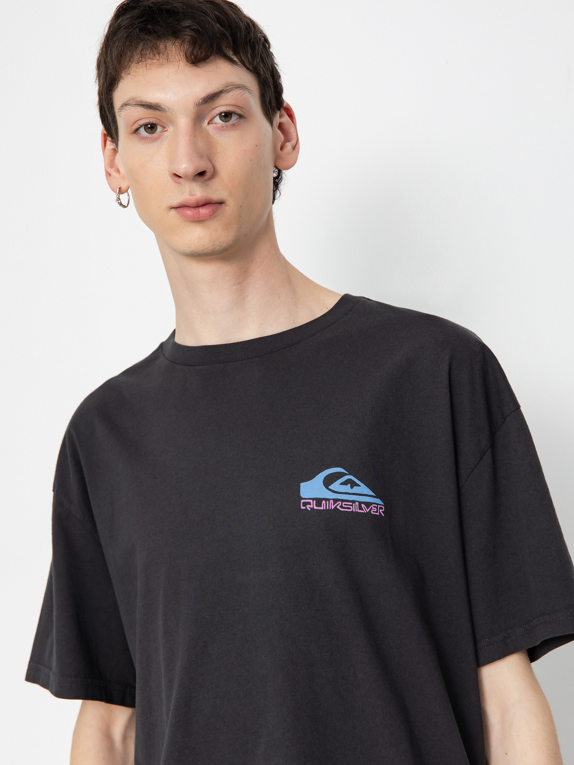 Quiksilver Take Us Back Logo Póló (tarmac)