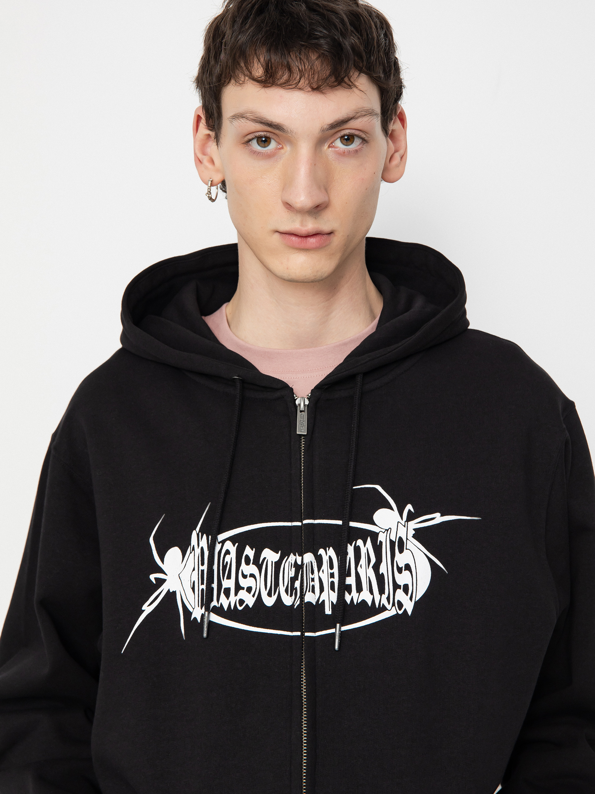 Kapucnis pulóver Wasted Paris Boiler ZHD (black)