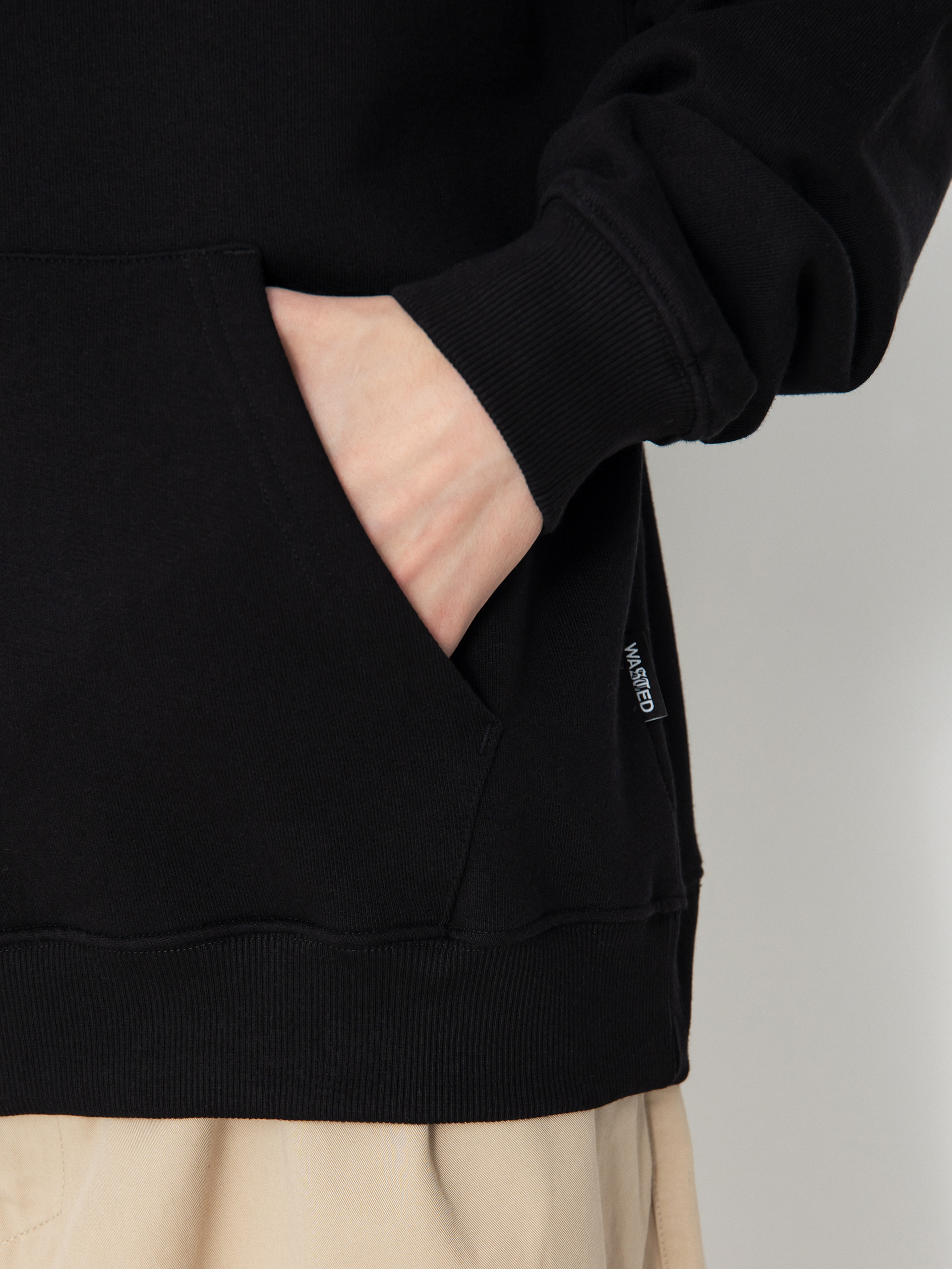 Kapucnis pulóver Wasted Paris Spell HD (black)