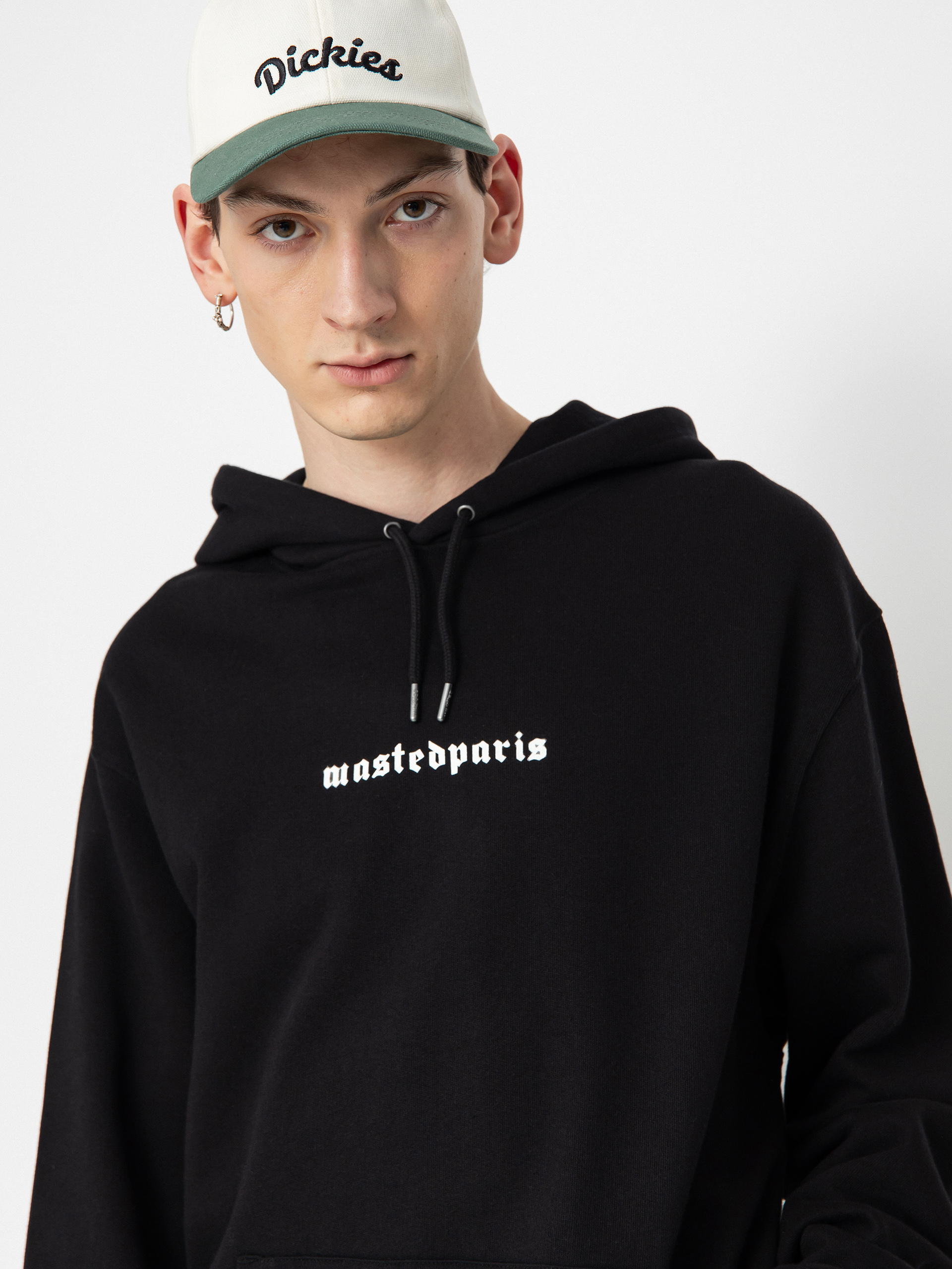 Kapucnis pulóver Wasted Paris Creep HD (black)