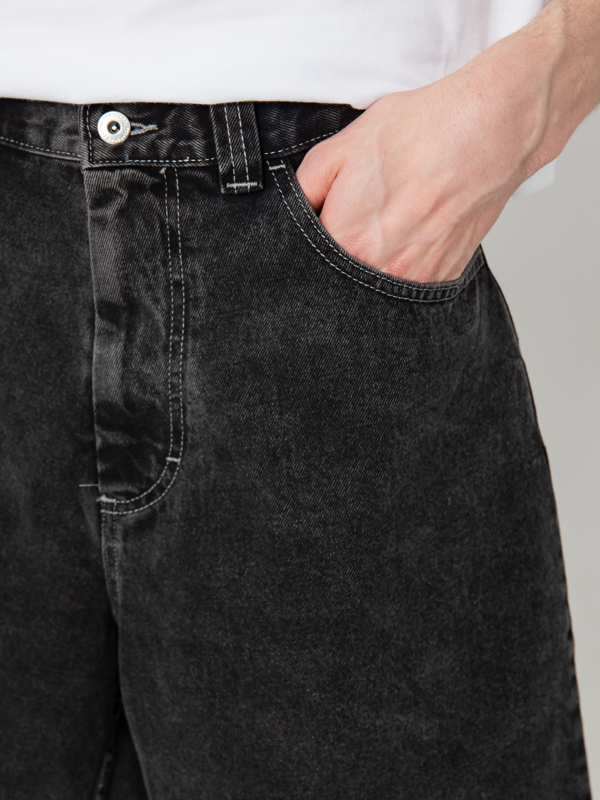 Rövidnadrág Polar Skate Big Boy (silver black)