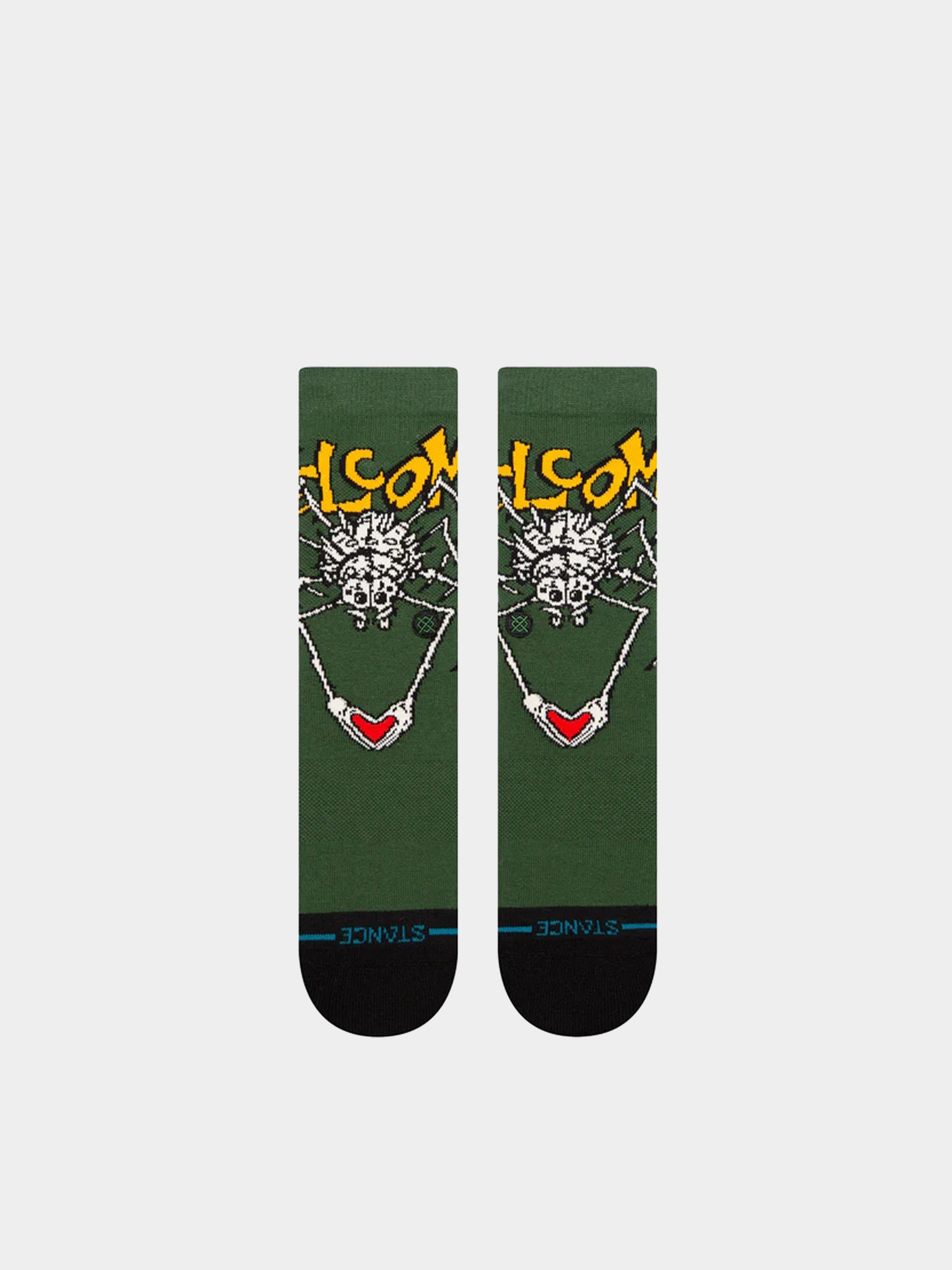 Zokni Stance Welcome Wilbur Crew (green)