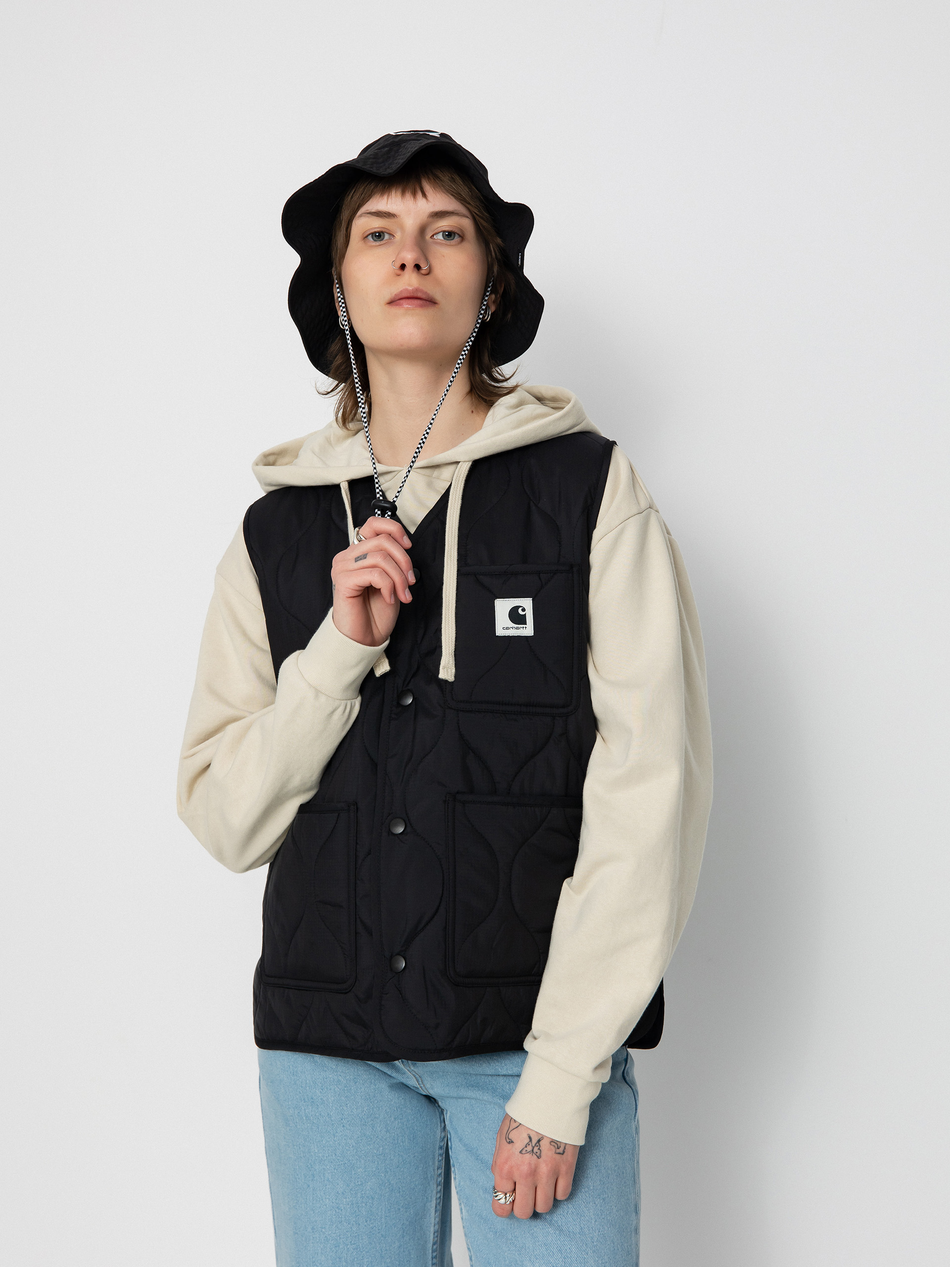 Mellény Carhartt WIP Skyler Wmn (black)