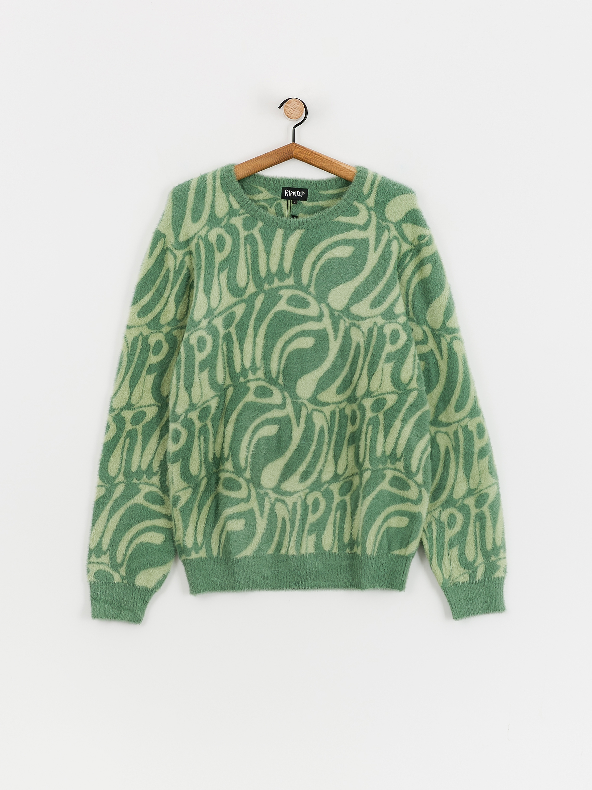 Pulóver RipNDip Wilshire Knit Mohair (pine)