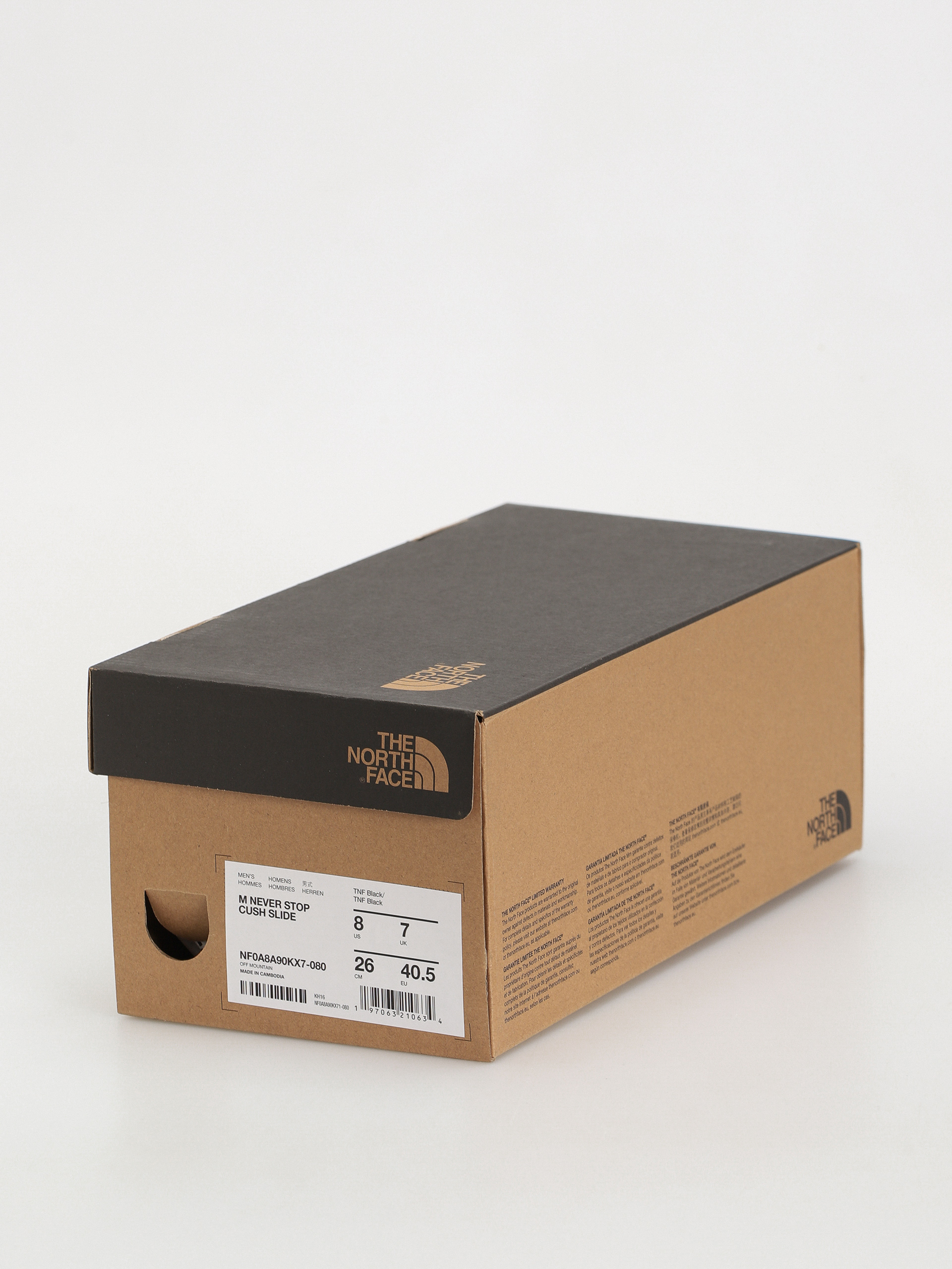 The North Face Never Stop Cush Flip-flop papucsok (tnf black/tnf black)