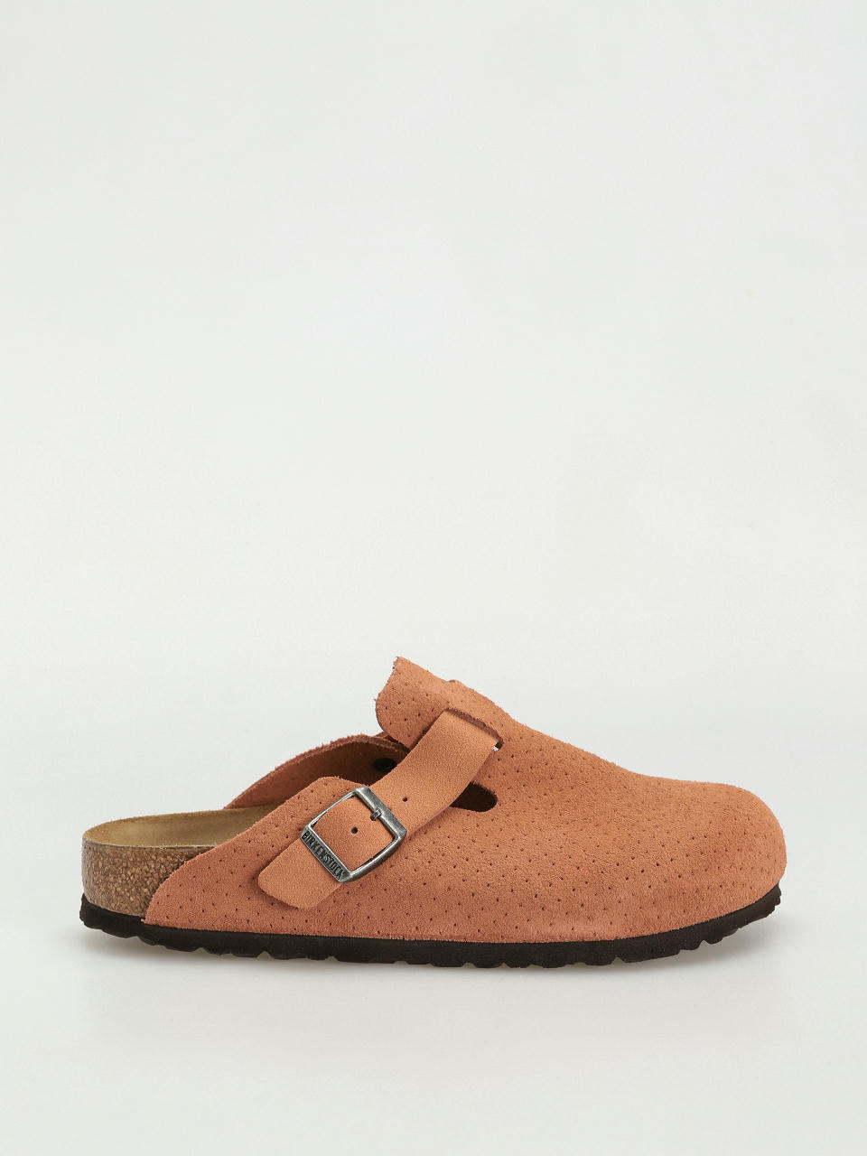 Birkenstock Boston Suede Embossed Narrow Wmn Flip-flop papucsok (emboss dots burnt orange)