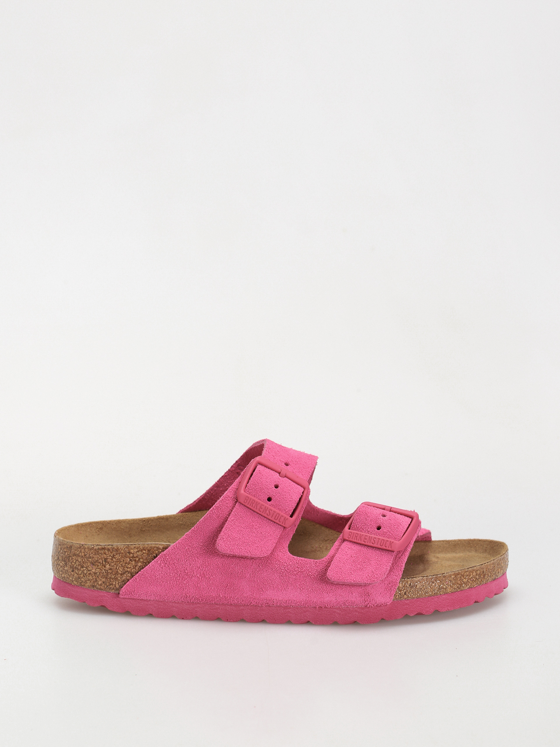 Birkenstock Arizona Suede Leather Narrow Wmn Flip-flop papucsok (fuchsia tulip)