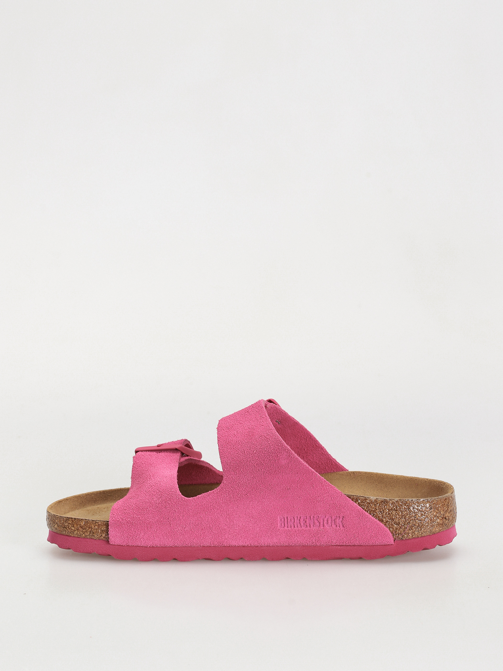 Birkenstock Arizona Suede Leather Narrow Wmn Flip-flop papucsok (fuchsia tulip)