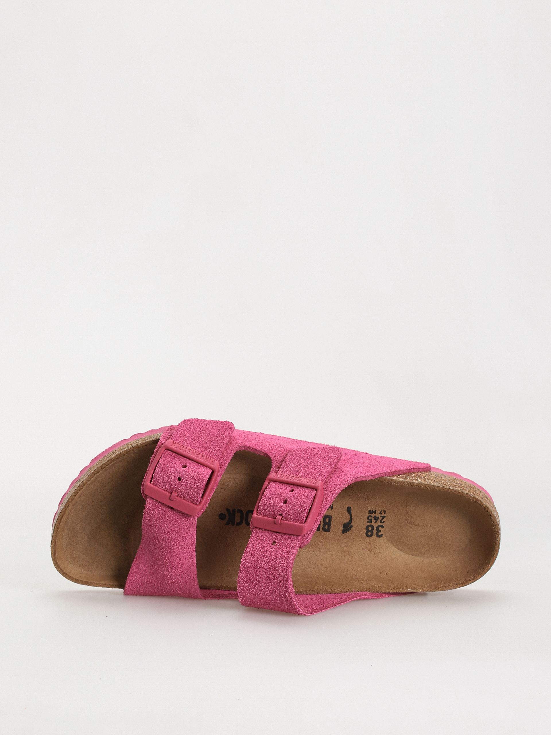 Birkenstock Arizona Suede Leather Narrow Wmn Flip-flop papucsok (fuchsia tulip)