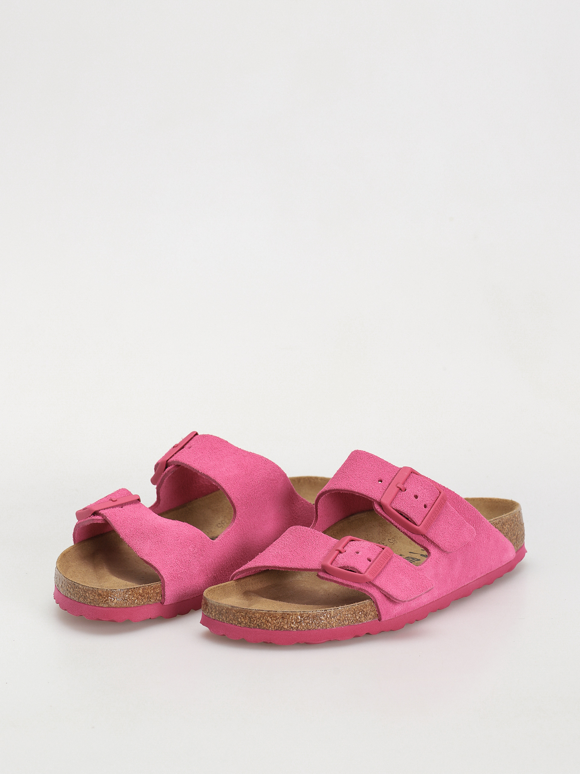 Birkenstock Arizona Suede Leather Narrow Wmn Flip-flop papucsok (fuchsia tulip)