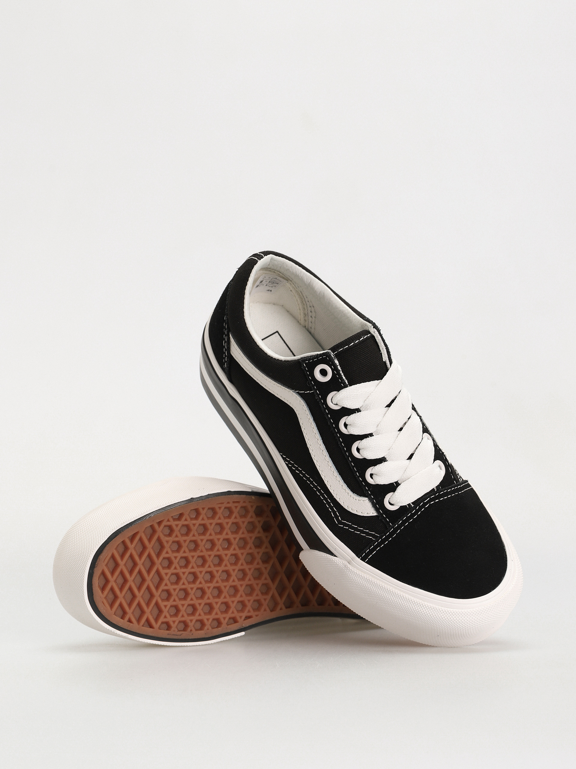 Vans Old Skool Stackform Cipők (smarten up black/white)