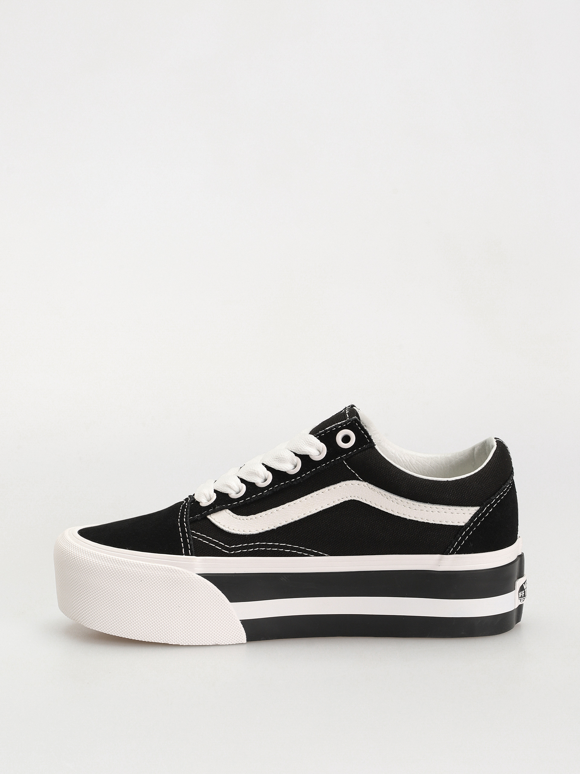 Vans Old Skool Stackform Cipők (smarten up black/white)