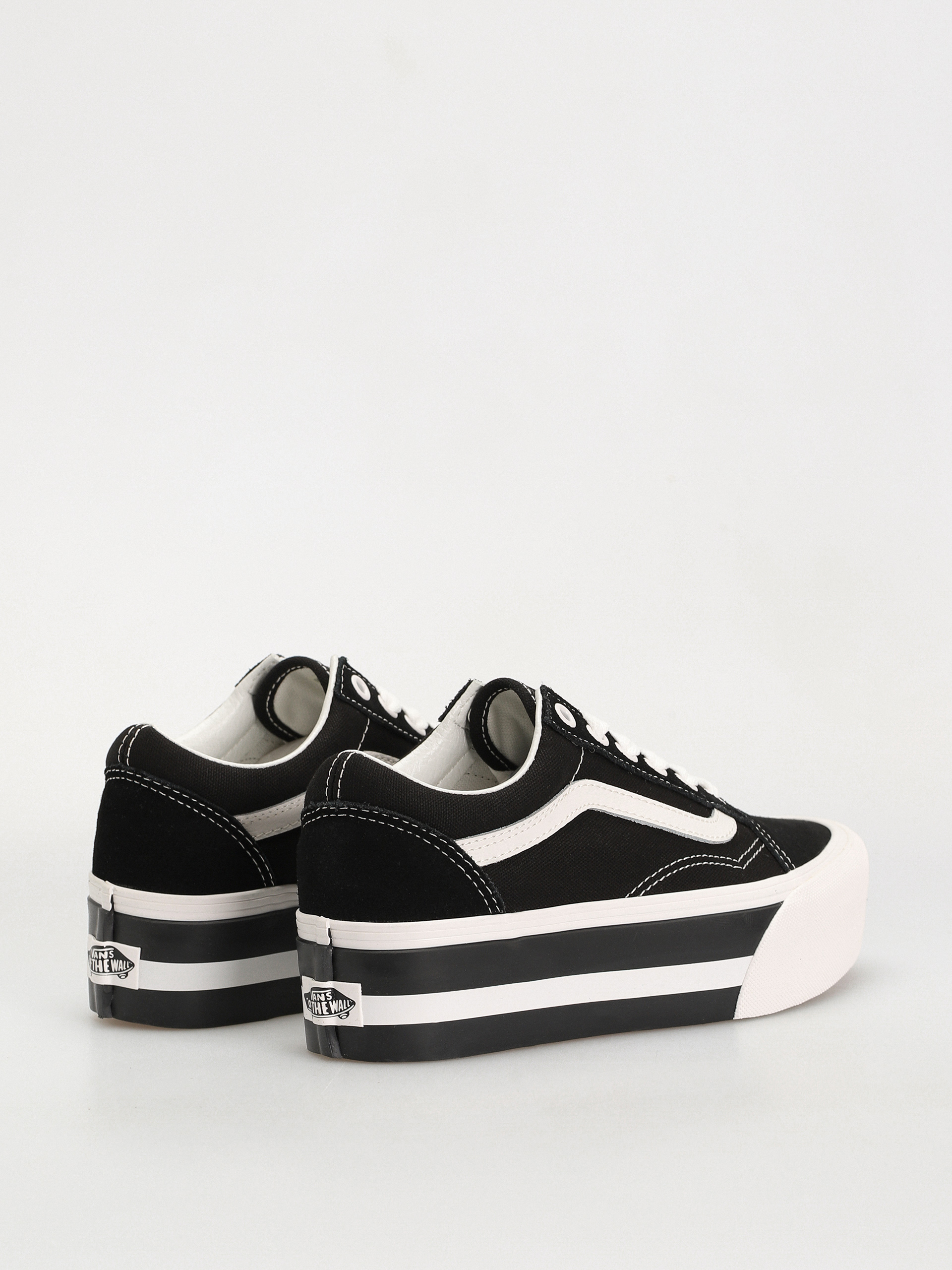 Vans Old Skool Stackform Cipők (smarten up black/white)