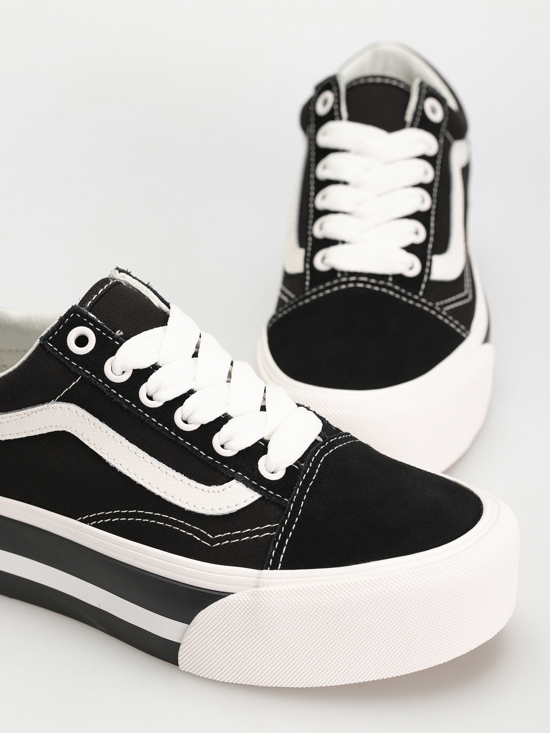 Vans Old Skool Stackform Cipők (smarten up black/white)
