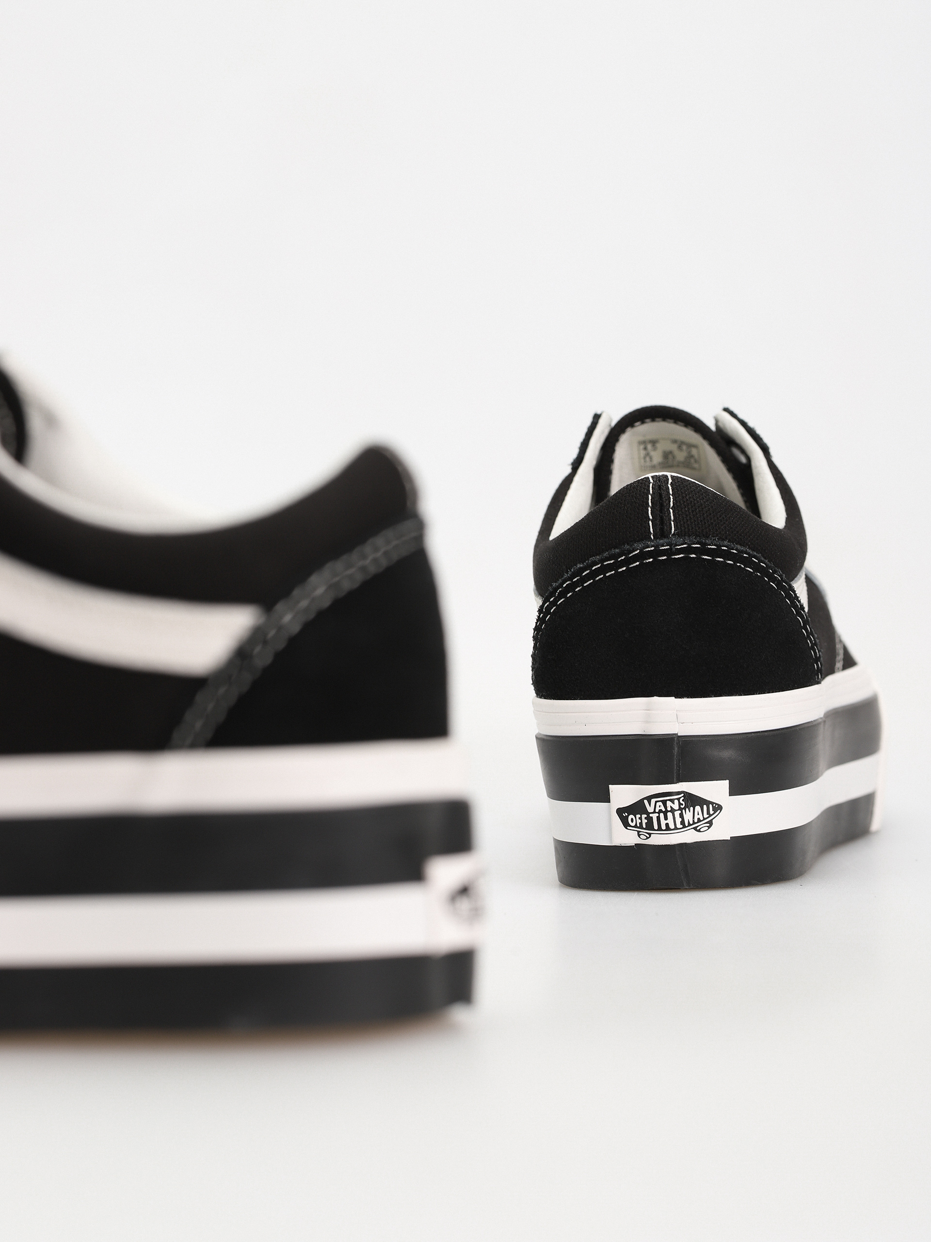 Vans Old Skool Stackform Cipők (smarten up black/white)