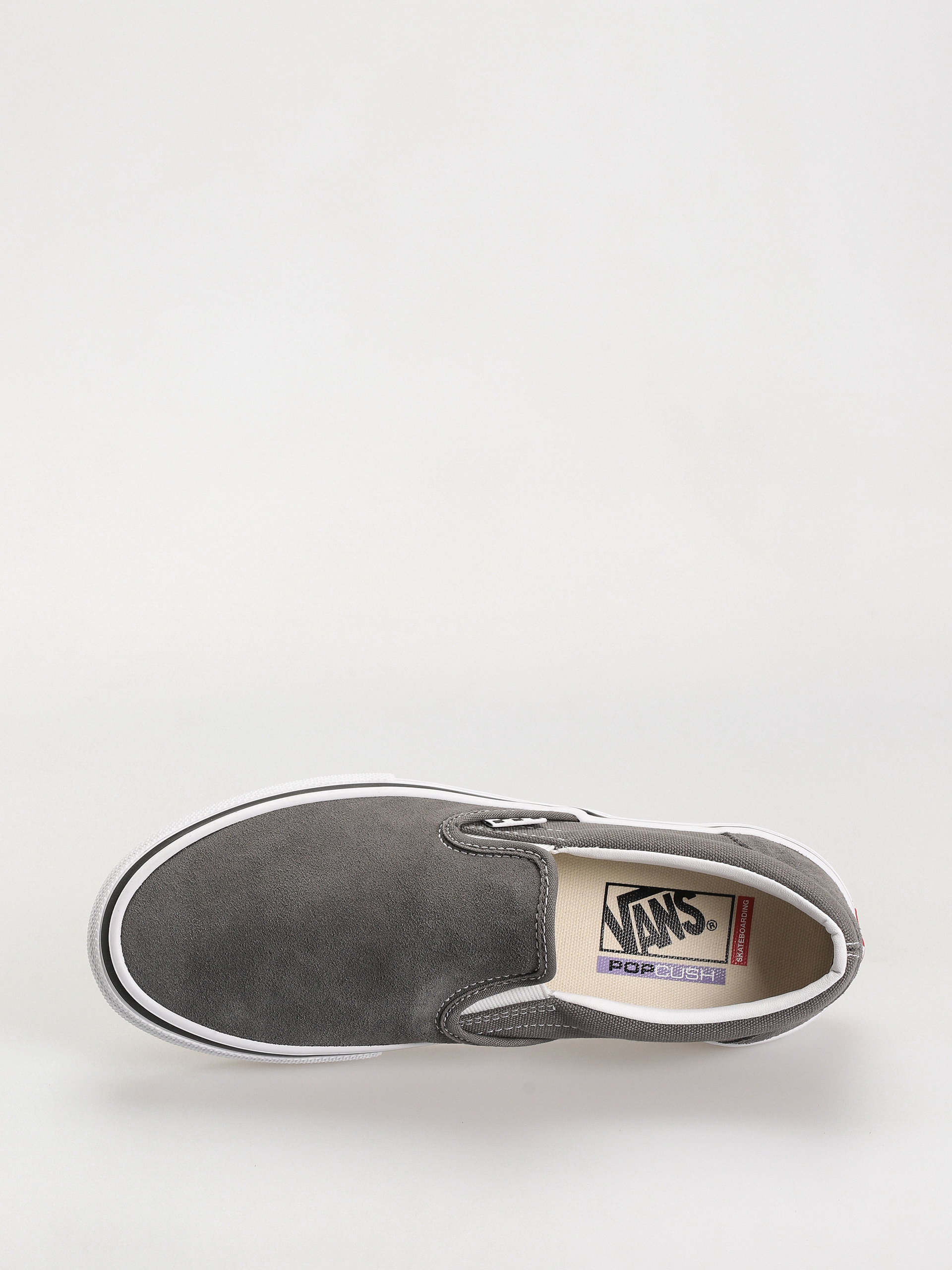 Vans Skate Slip On Cipők (pewter/white)