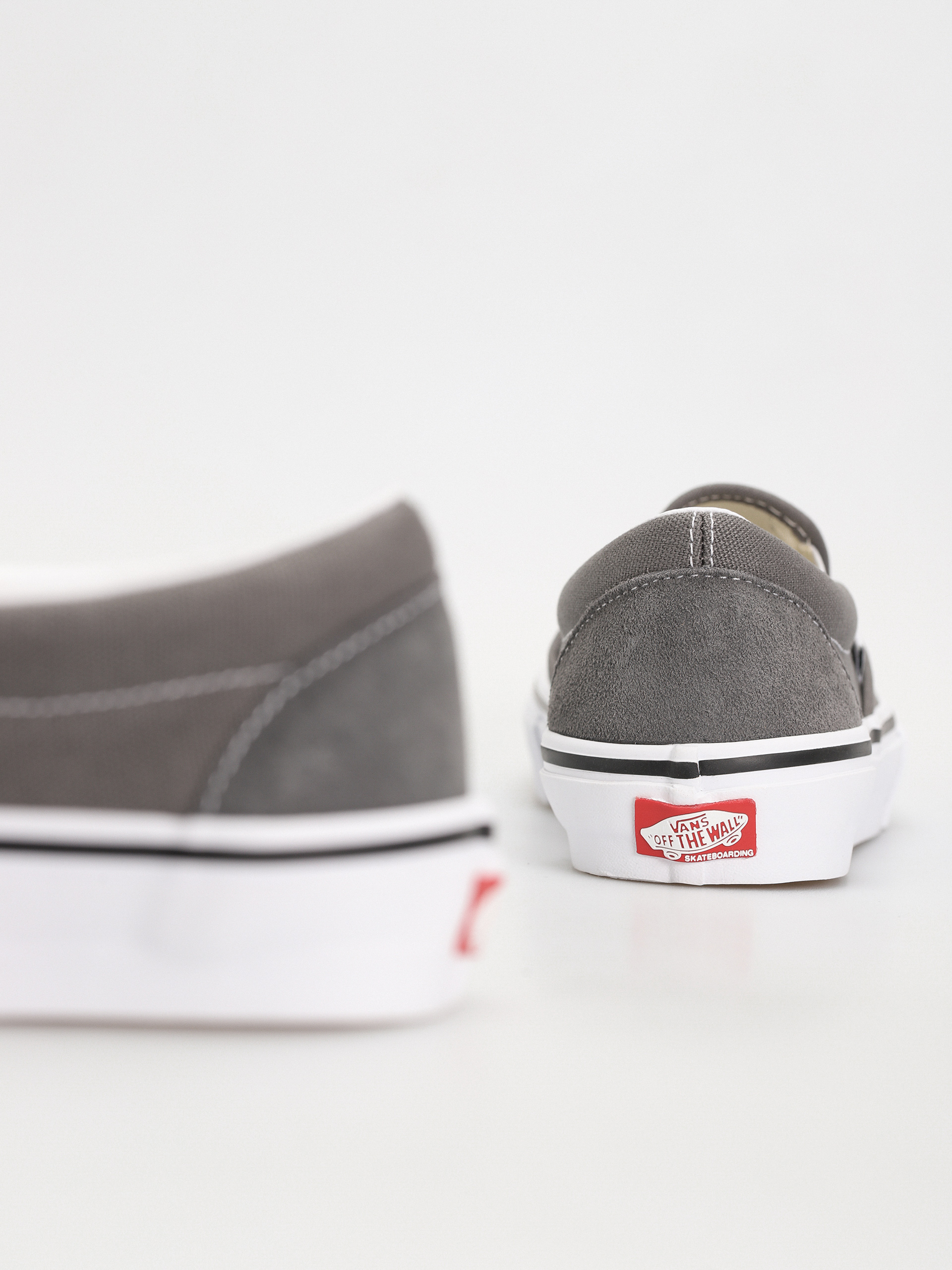 Vans Skate Slip On Cipők (pewter/white)