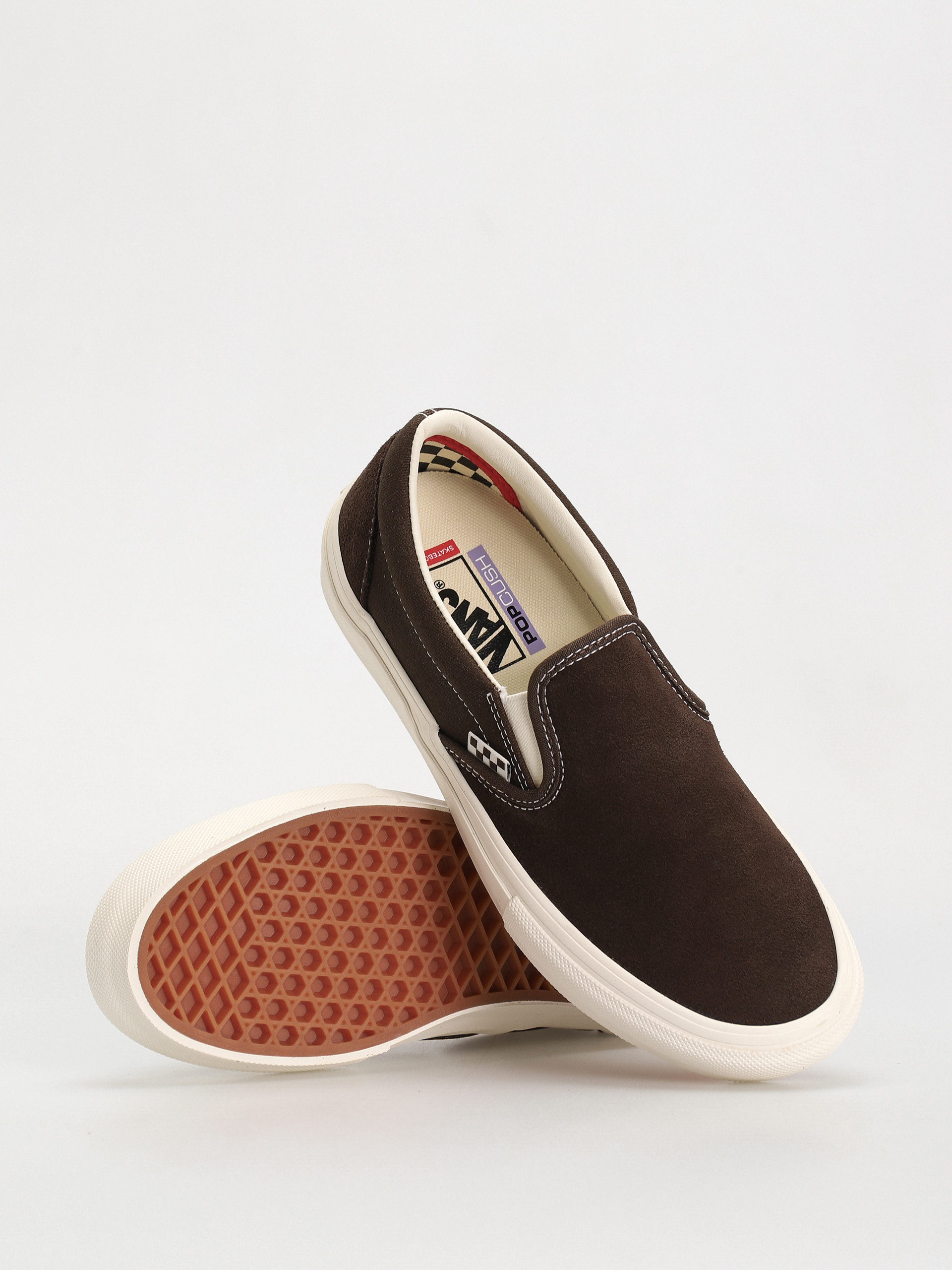 Vans Skate Slip On Cipők (chocolate brown)