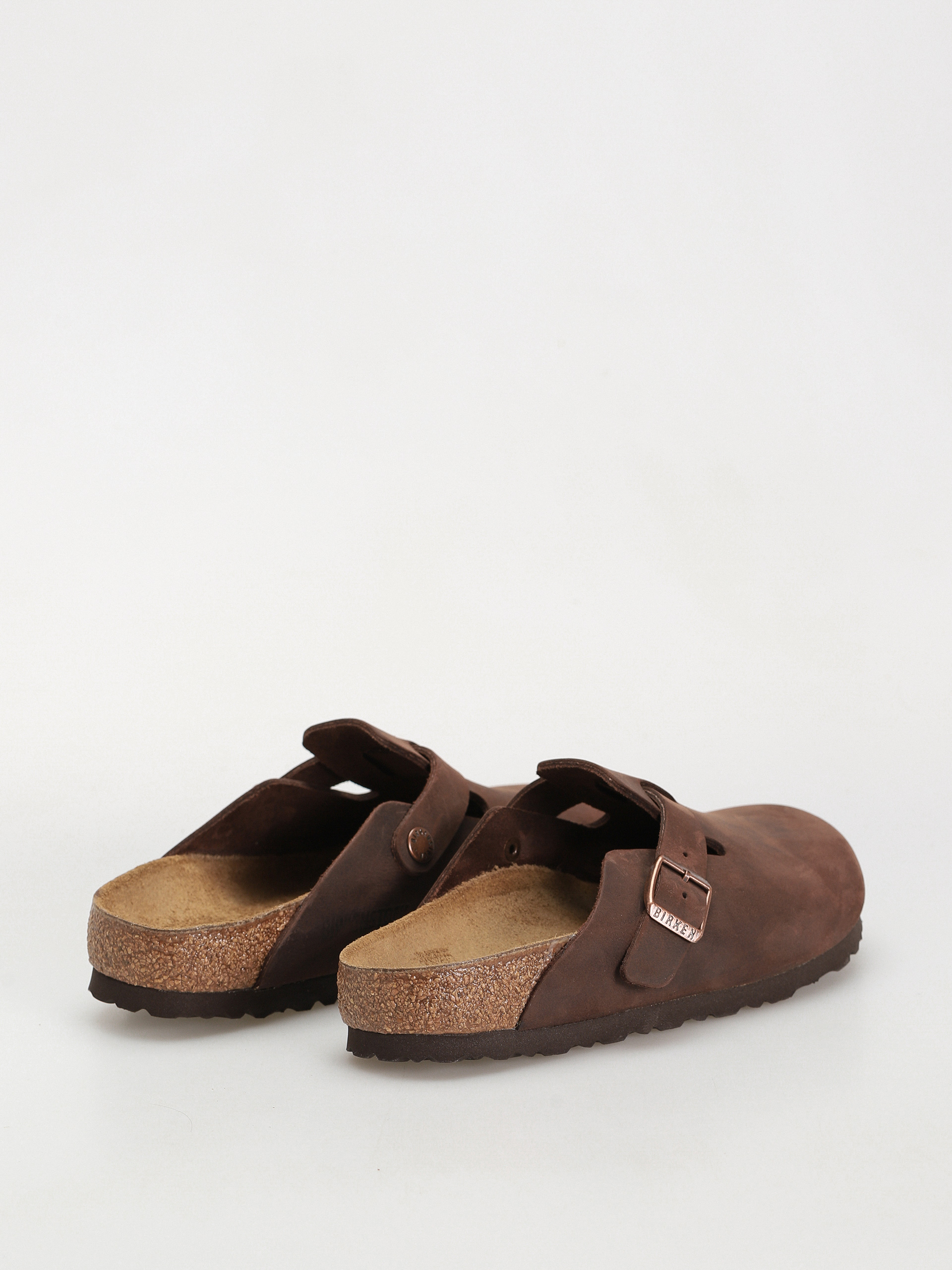 Birkenstock Boston Oiled Leather Narrow Wmn Flip-flop papucsok (habana)