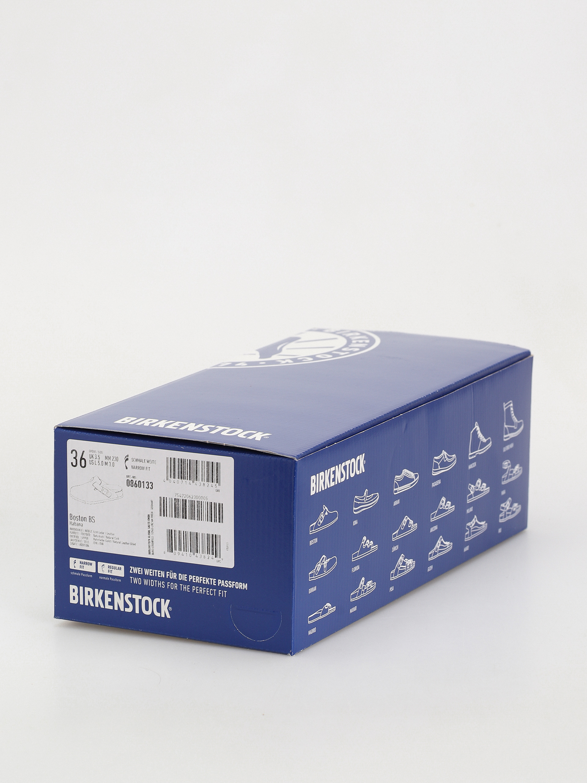 Birkenstock Boston Oiled Leather Narrow Wmn Flip-flop papucsok (habana)