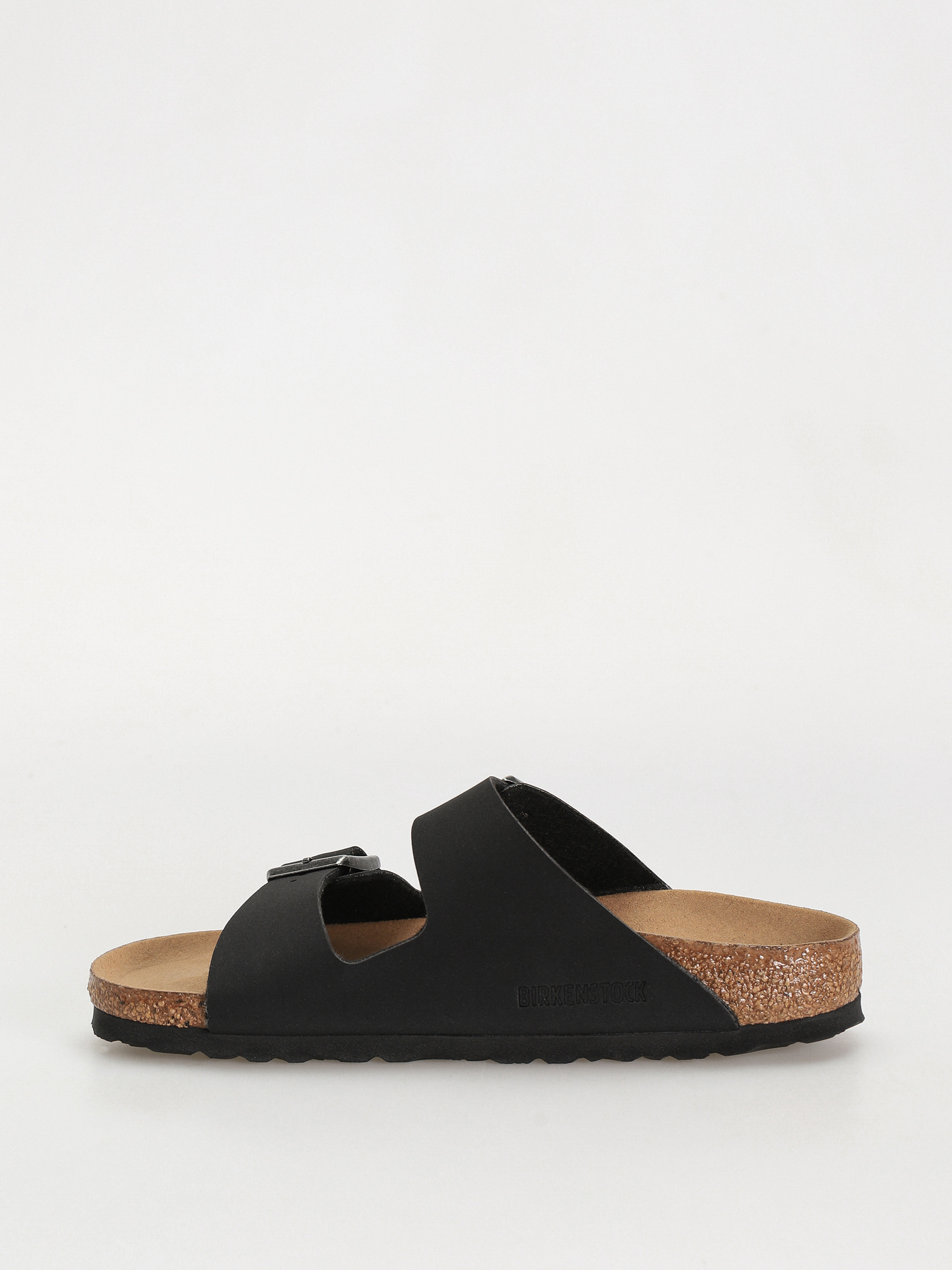 Birkenstock Arizona Birko Flor Nubuck Narrow Wmn Flip-flop papucsok (black)