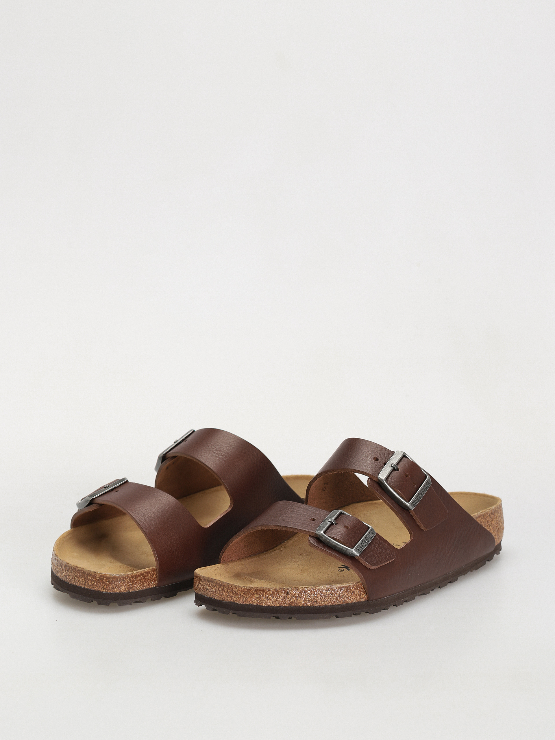 Birkenstock Arizona Grip Natural Leather Regular Flip-flop papucsok (vintage wood roast)
