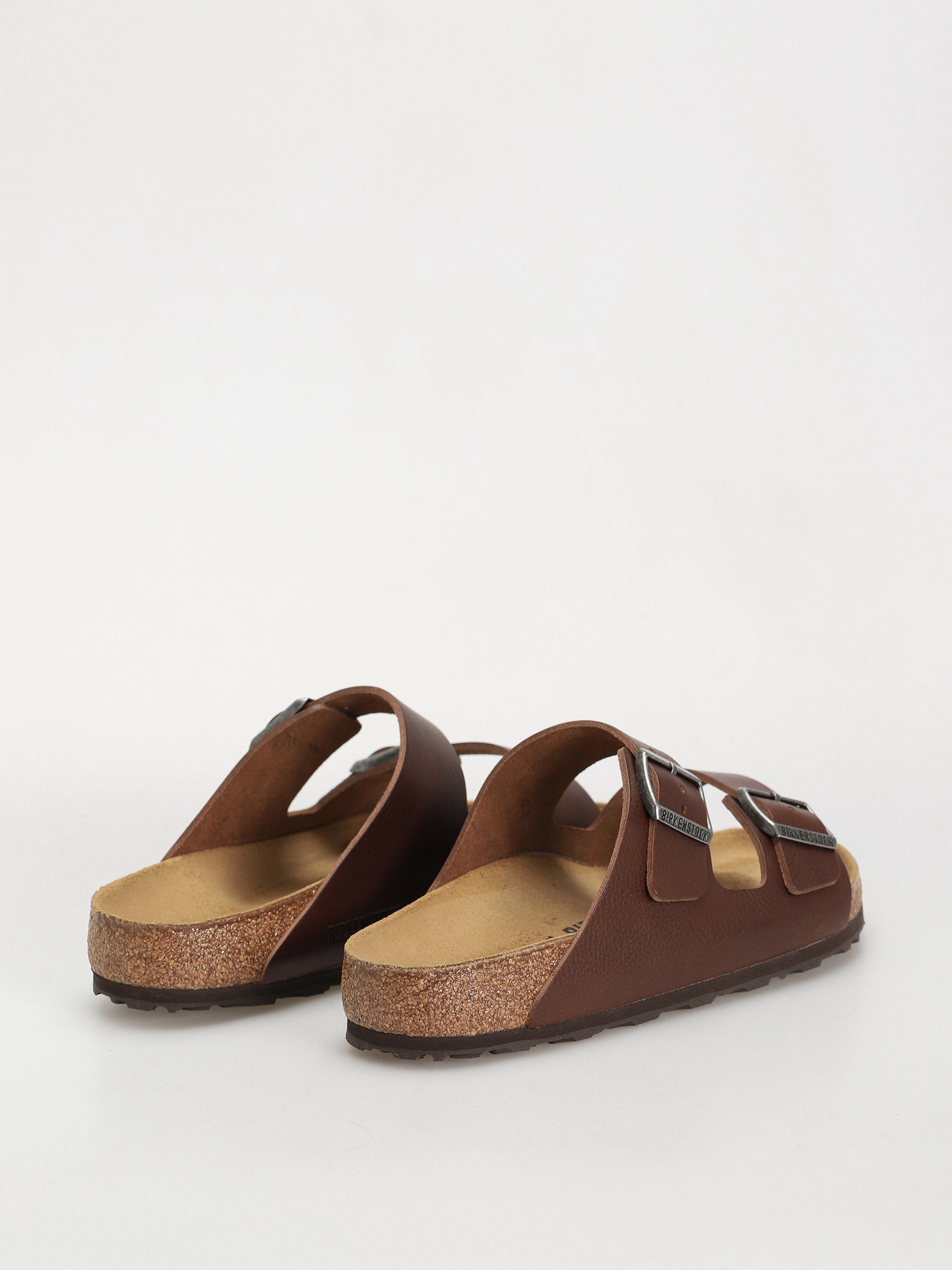 Birkenstock Arizona Grip Natural Leather Regular Flip-flop papucsok (vintage wood roast)