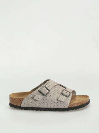 Birkenstock Zurich Suede Embossed Narrow Wmn Flip-flop papucsok (emboss dots stone coin)