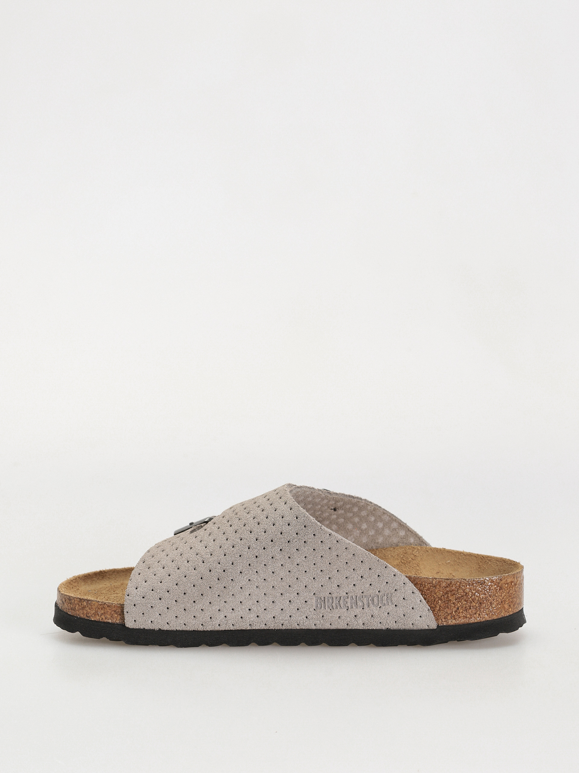 Birkenstock Zurich Suede Embossed Narrow Wmn Flip-flop papucsok (emboss dots stone coin)