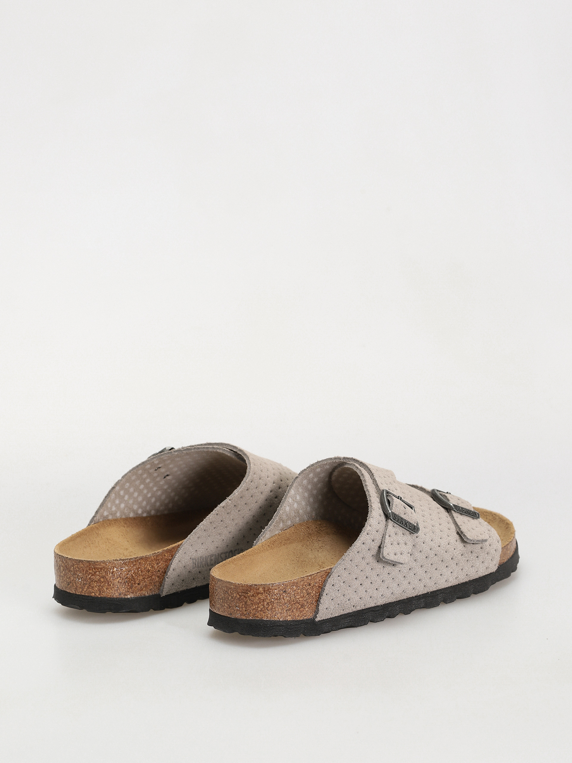 Birkenstock Zurich Suede Embossed Narrow Wmn Flip-flop papucsok (emboss dots stone coin)