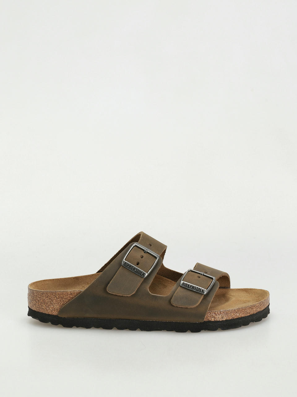 Birkenstock Arizona Oiled Leather Narrow Wmn Flip-flop papucsok (faded khaki)