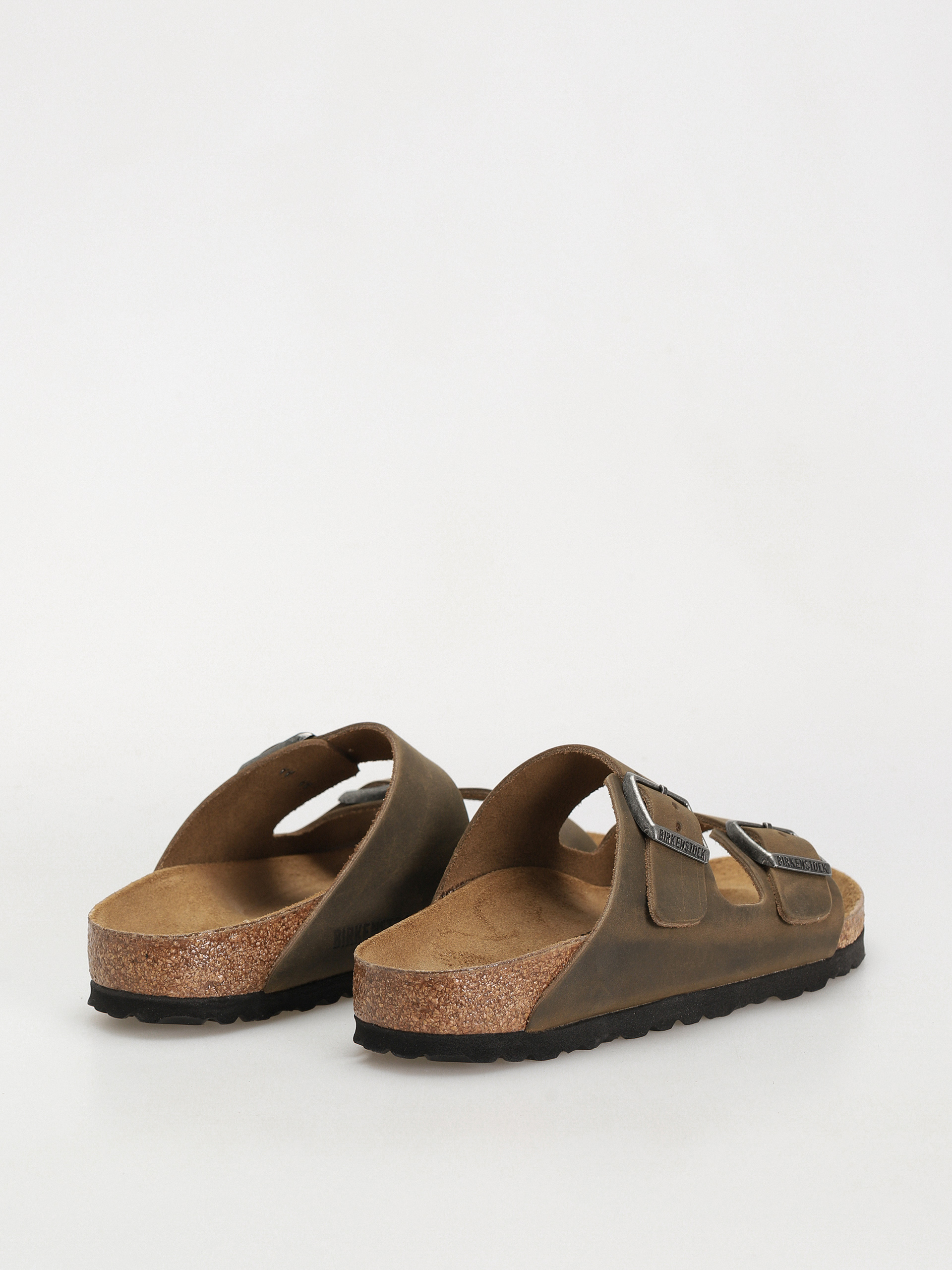 Birkenstock Arizona Oiled Leather Narrow Wmn Flip-flop papucsok (faded khaki)
