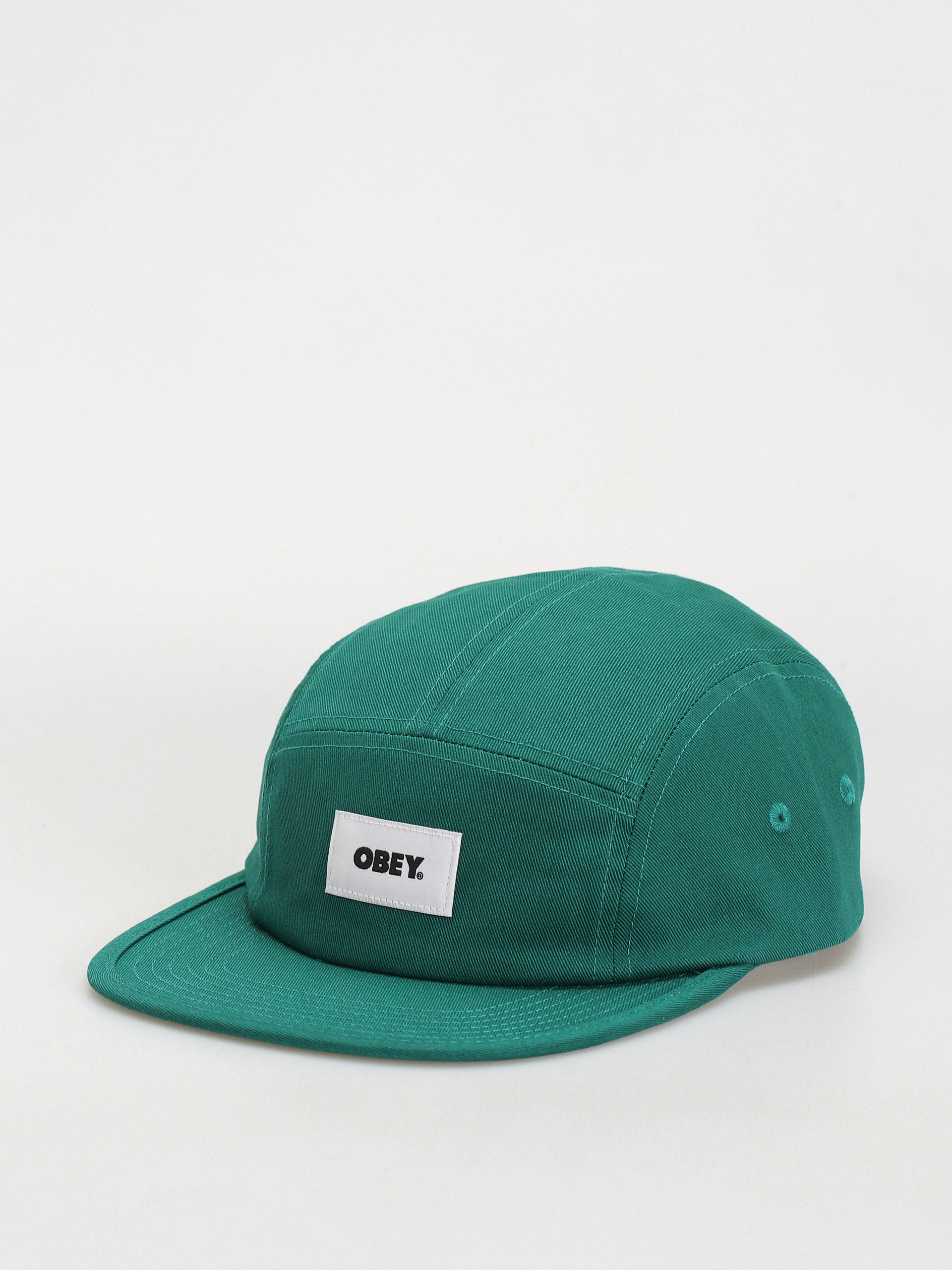 Baseball sapka OBEY Bold Label Organic 5 Panel (aventurine green)