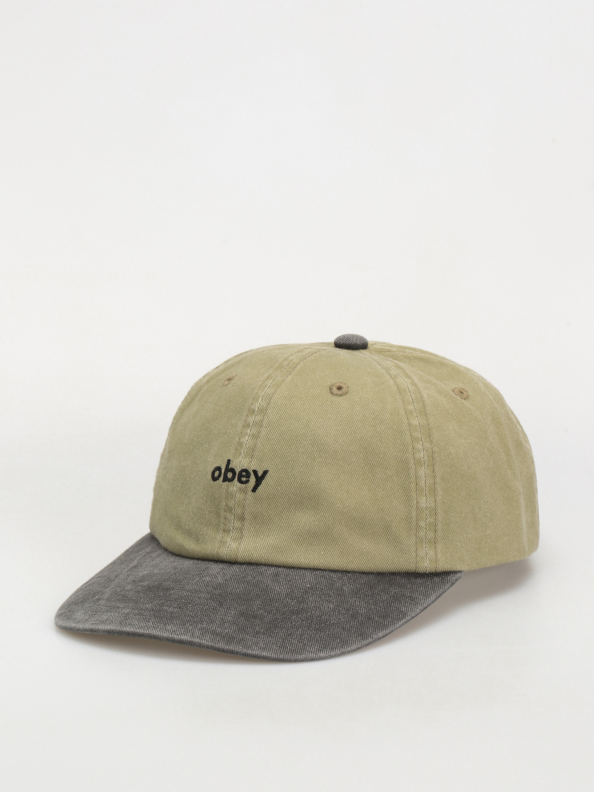 Baseball sapka OBEY Pigment 2 Tone Lowercase (pigment khaki multi)