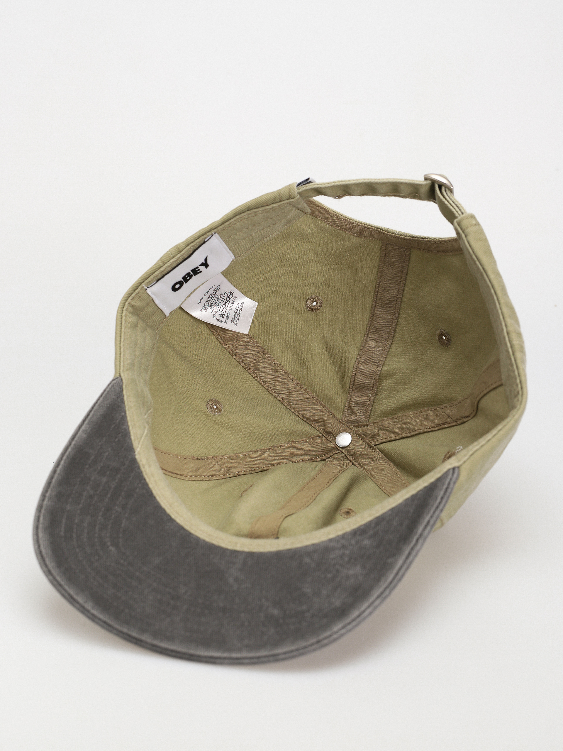 Baseball sapka OBEY Pigment 2 Tone Lowercase (pigment khaki multi)