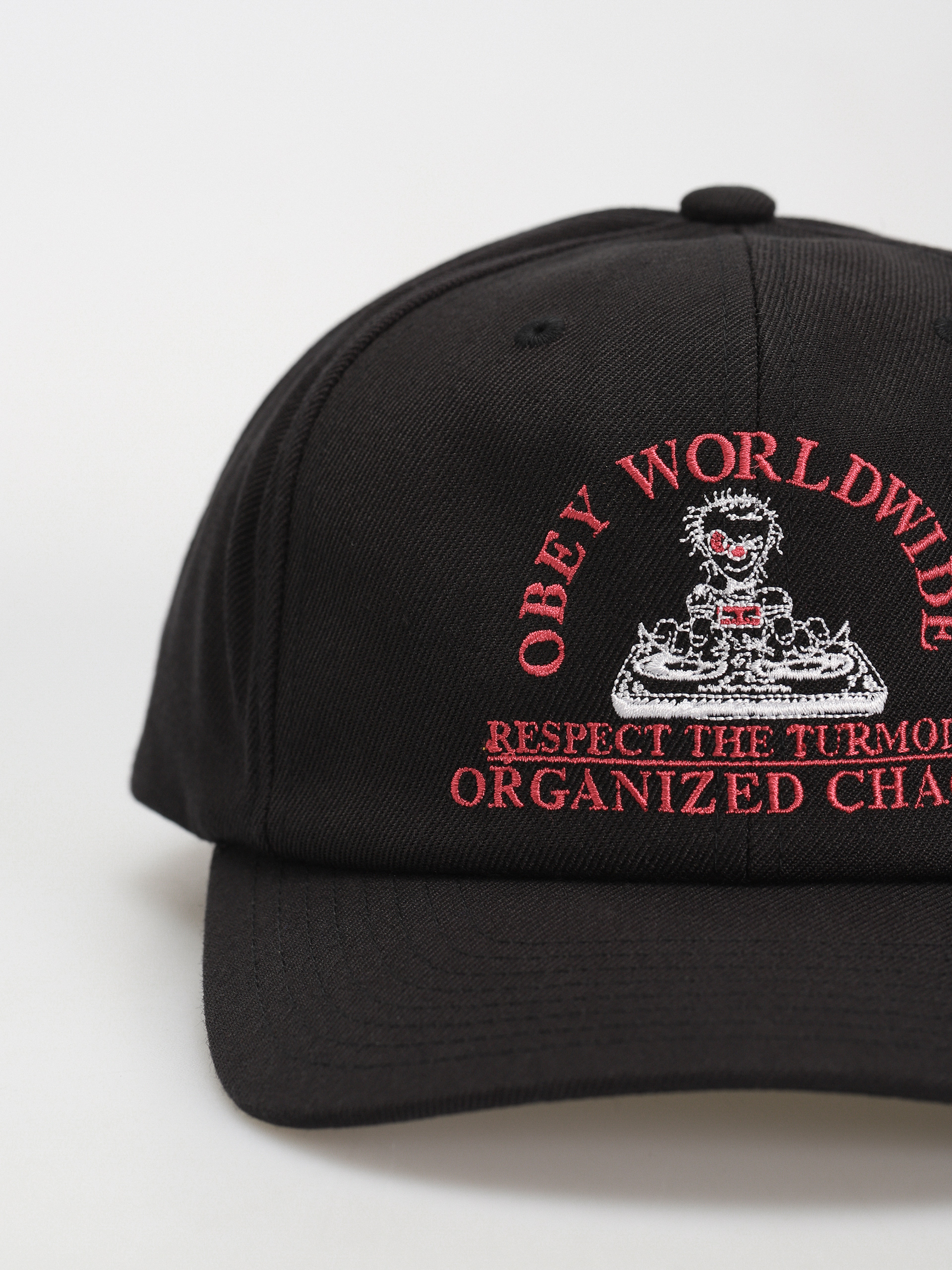 Baseball sapka OBEY Chaos (black)