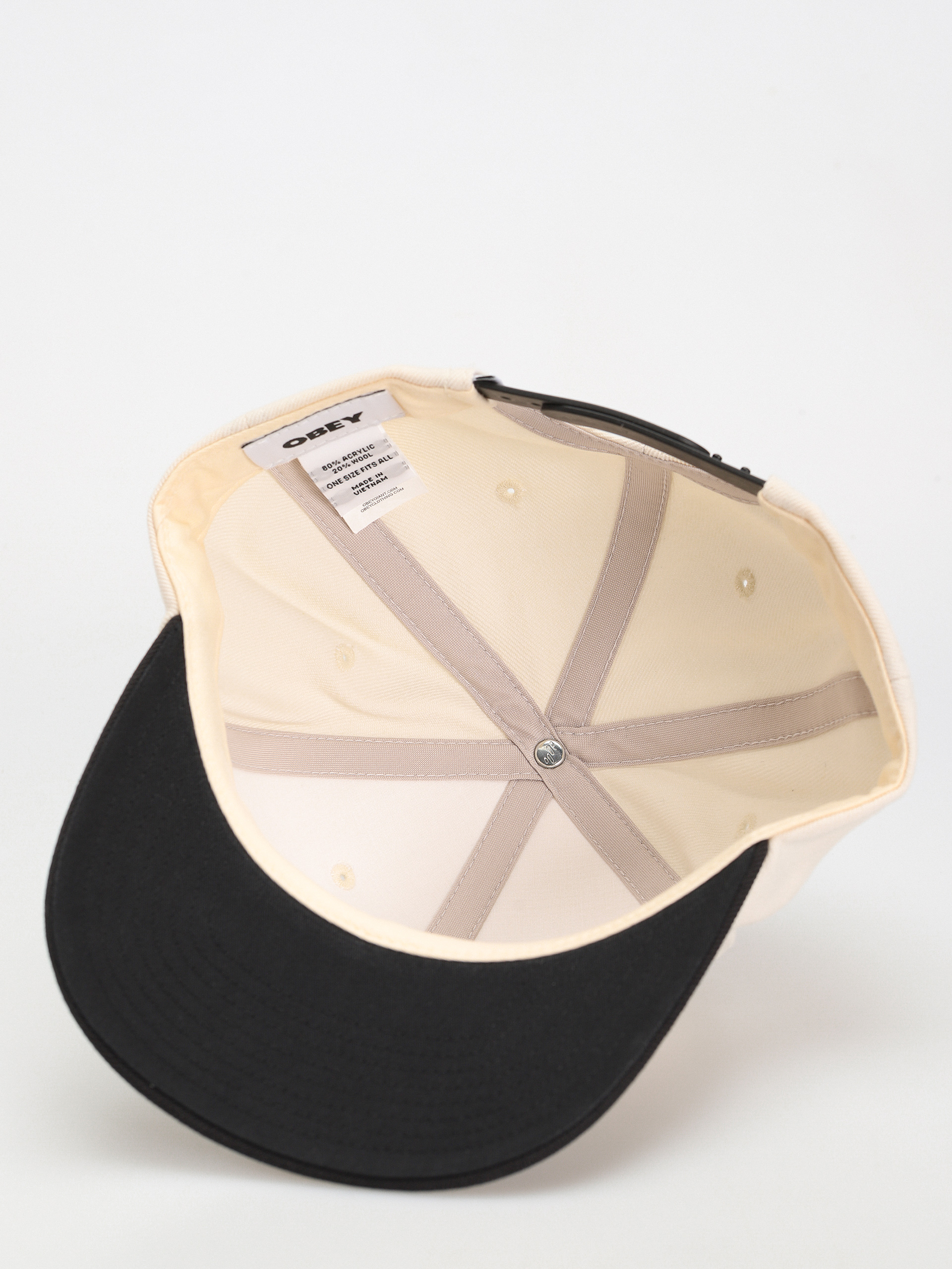 Baseball sapka OBEY Chaos (cream multi)